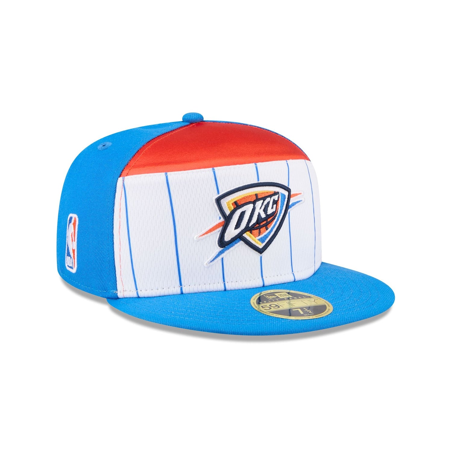 Oklahoma City Thunder 2025 Tip-Off Split Panel 59FIFTY Fitted Hat