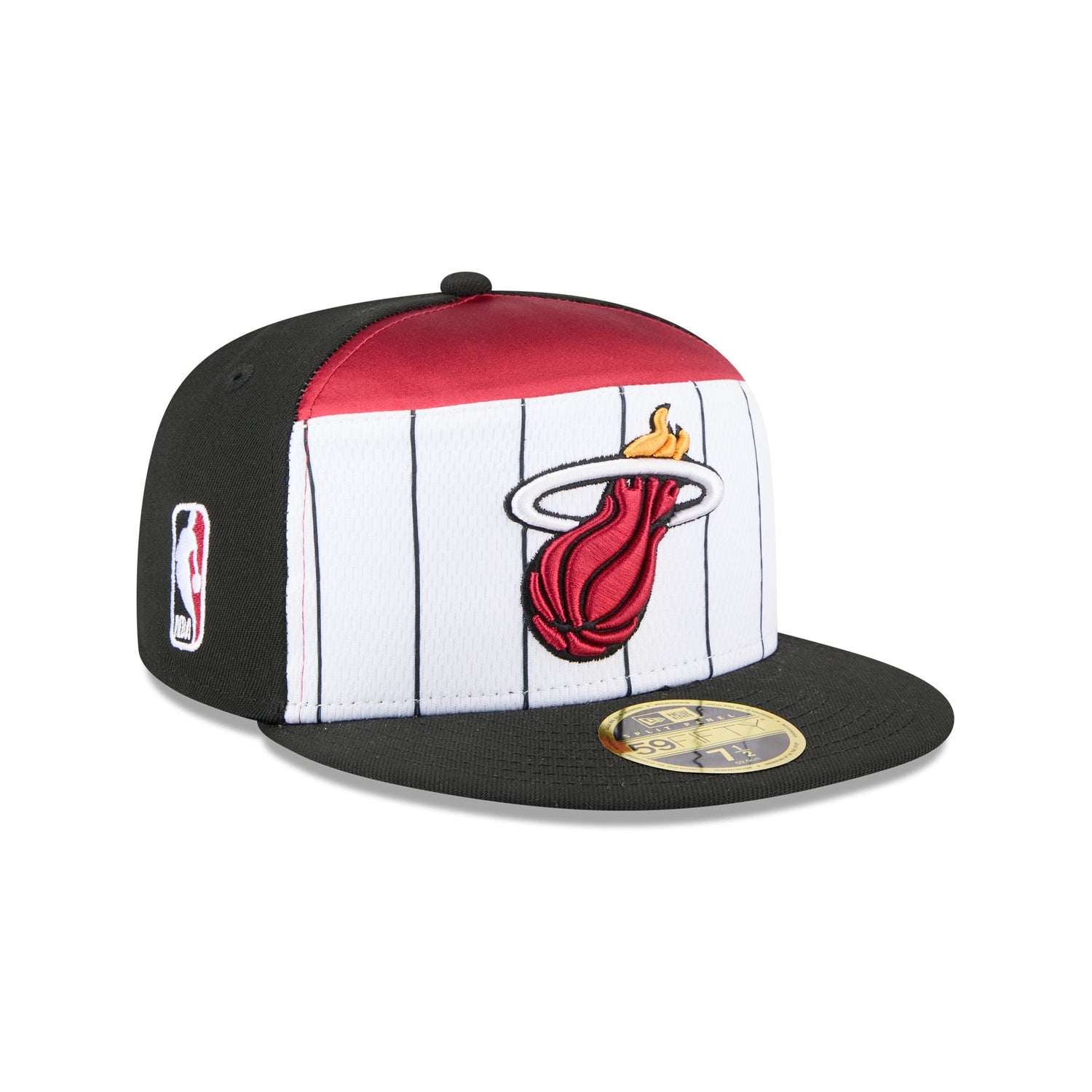 Miami Heat 2025 Tip-Off Split Panel 59FIFTY Fitted Hat