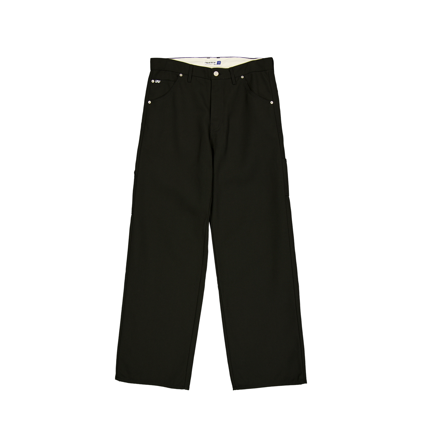 New Era Branded Black Work Pants