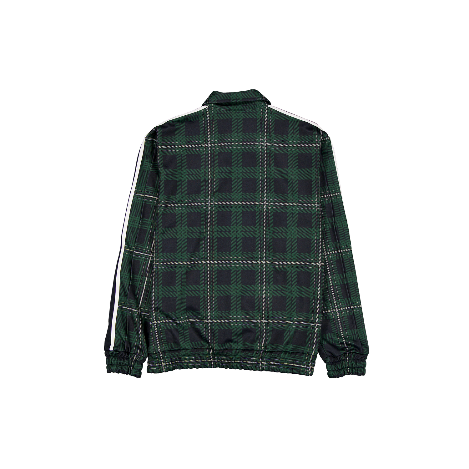 New Era Branded Plaid Navy Track Jacket