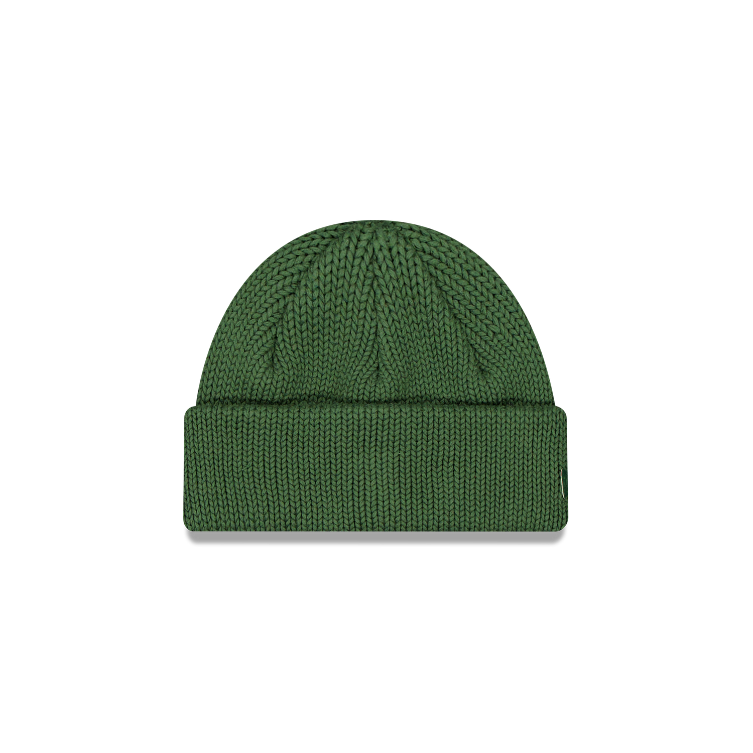 New Era Branded Cilantro Green Short Knit Beanie Hat