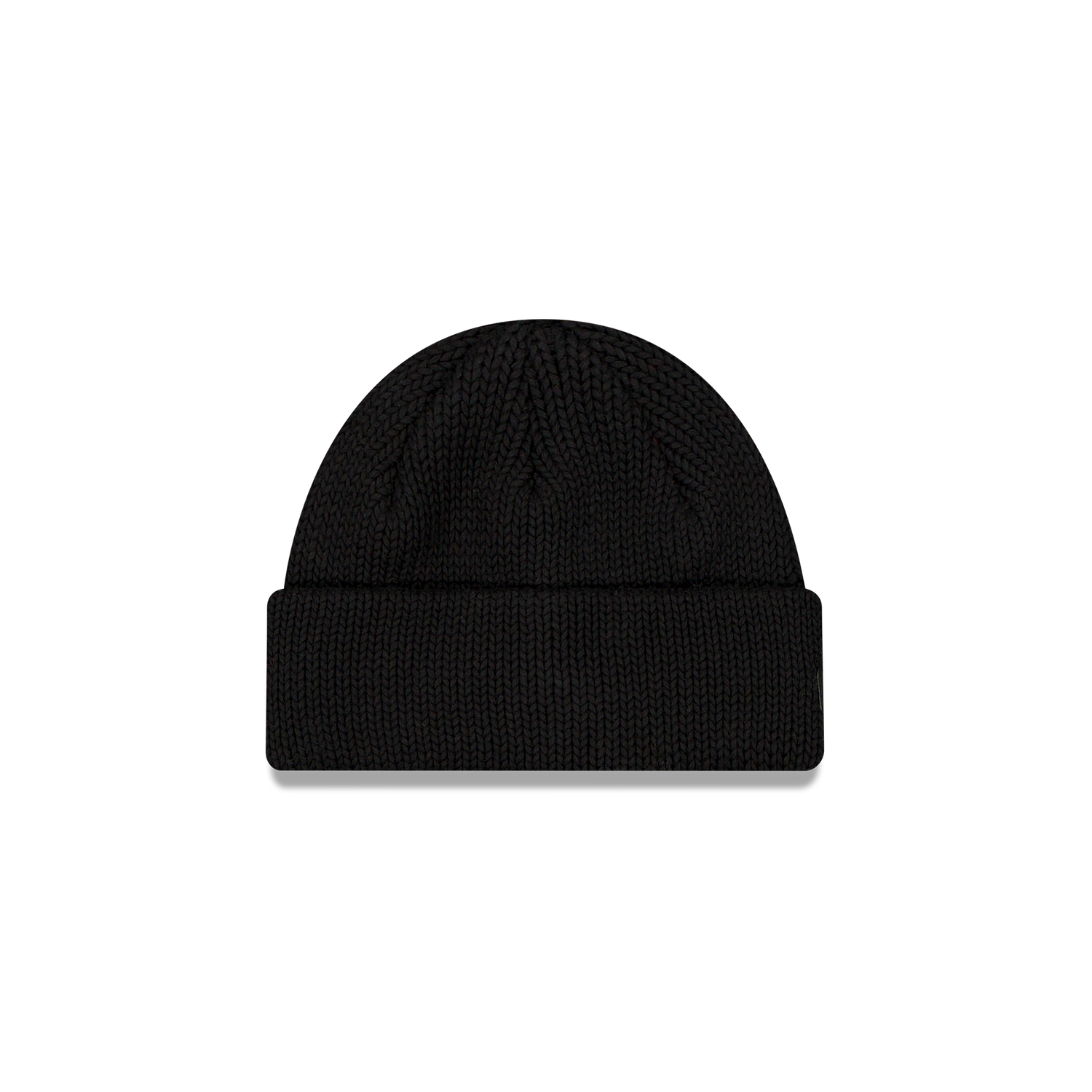 New Era Branded Black Short Knit Beanie Hat