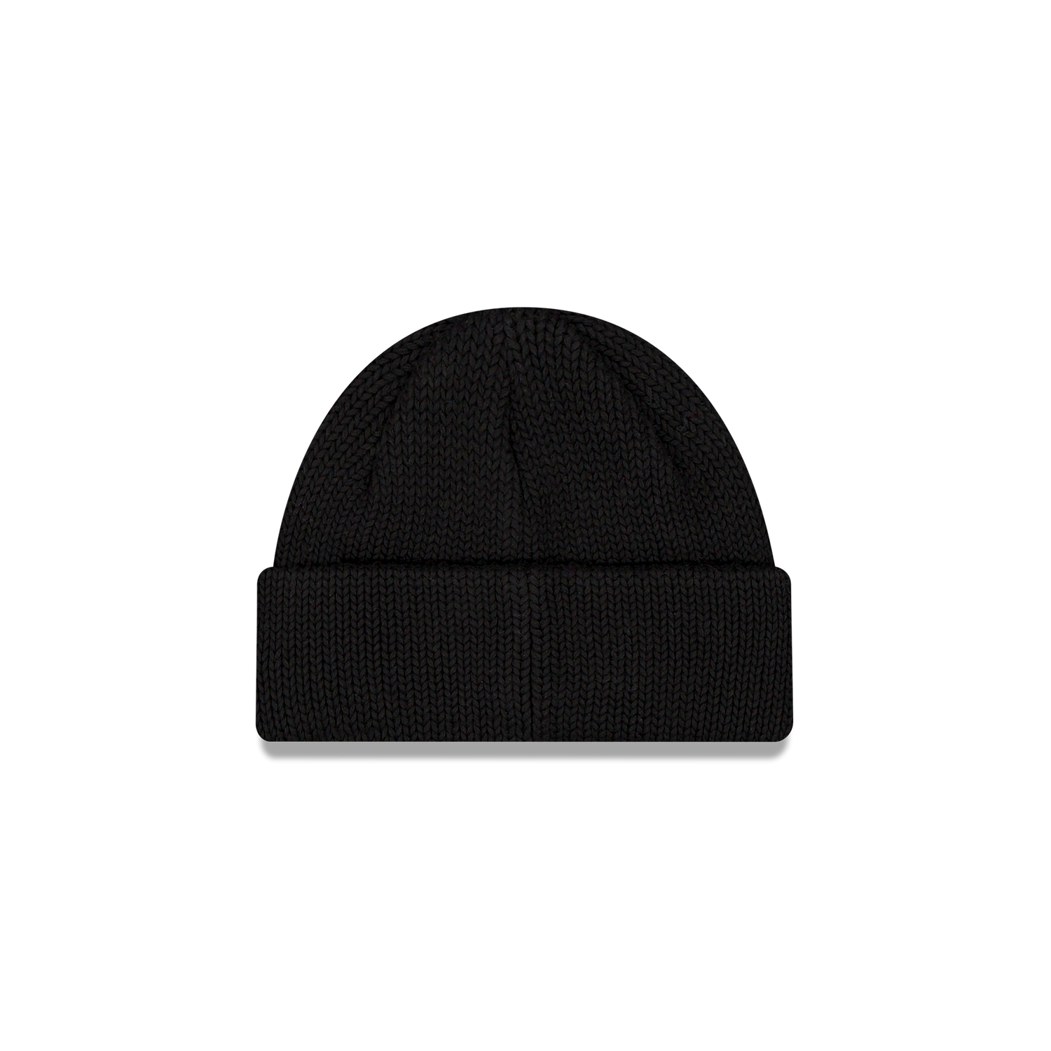 New Era Branded Black Short Knit Beanie Hat