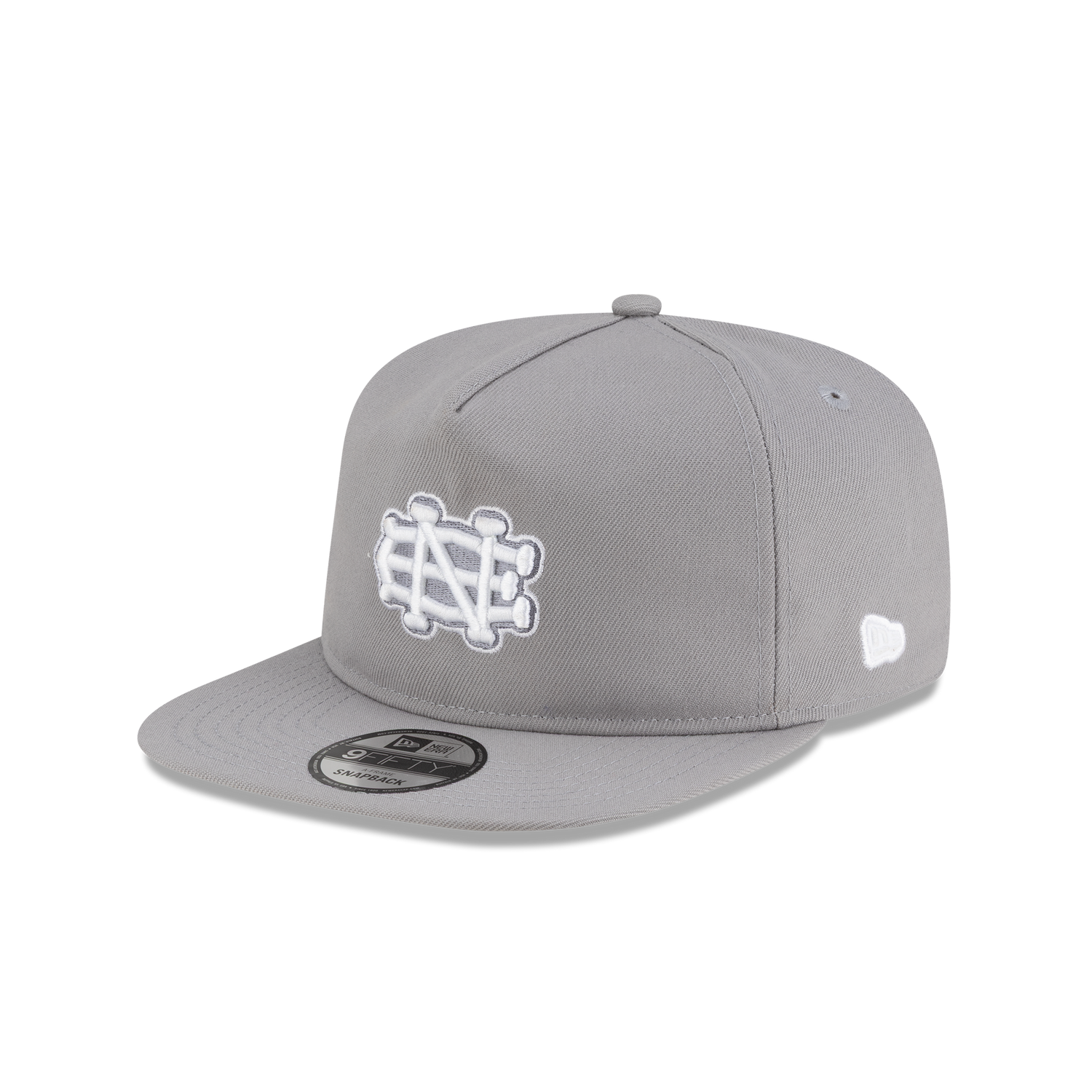 New Era Branded Gray Skeletal 9FIFTY A-Frame Snapback Hat