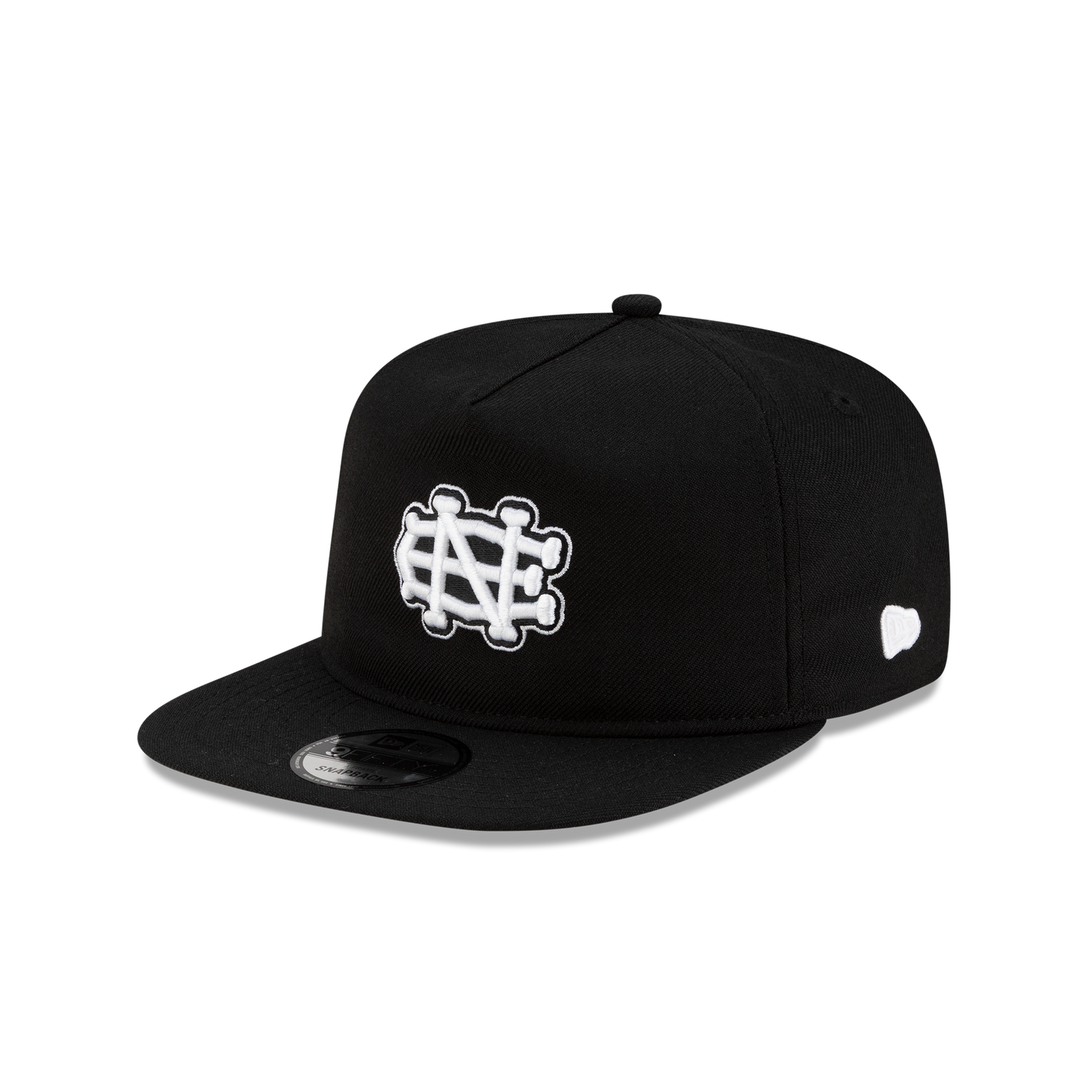 New Era Branded Black Skeletal 9FIFTY A-Frame Snapback Hat