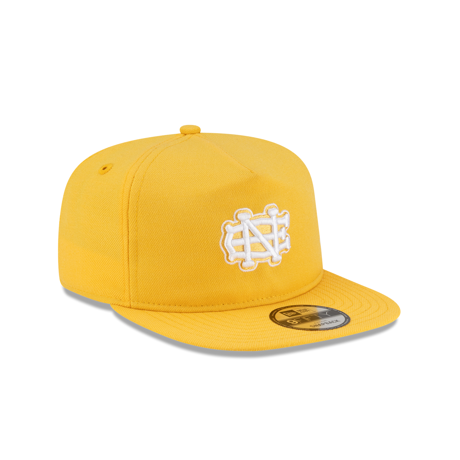 New Era Branded A Gold Skeletal 9FIFTY A-Frame Snapback Hat