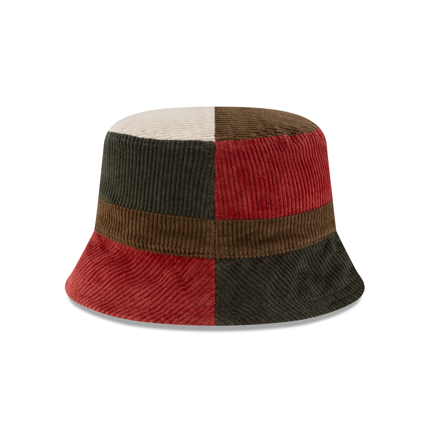 New Era Branded Corduroy Pieced Bucket Hat