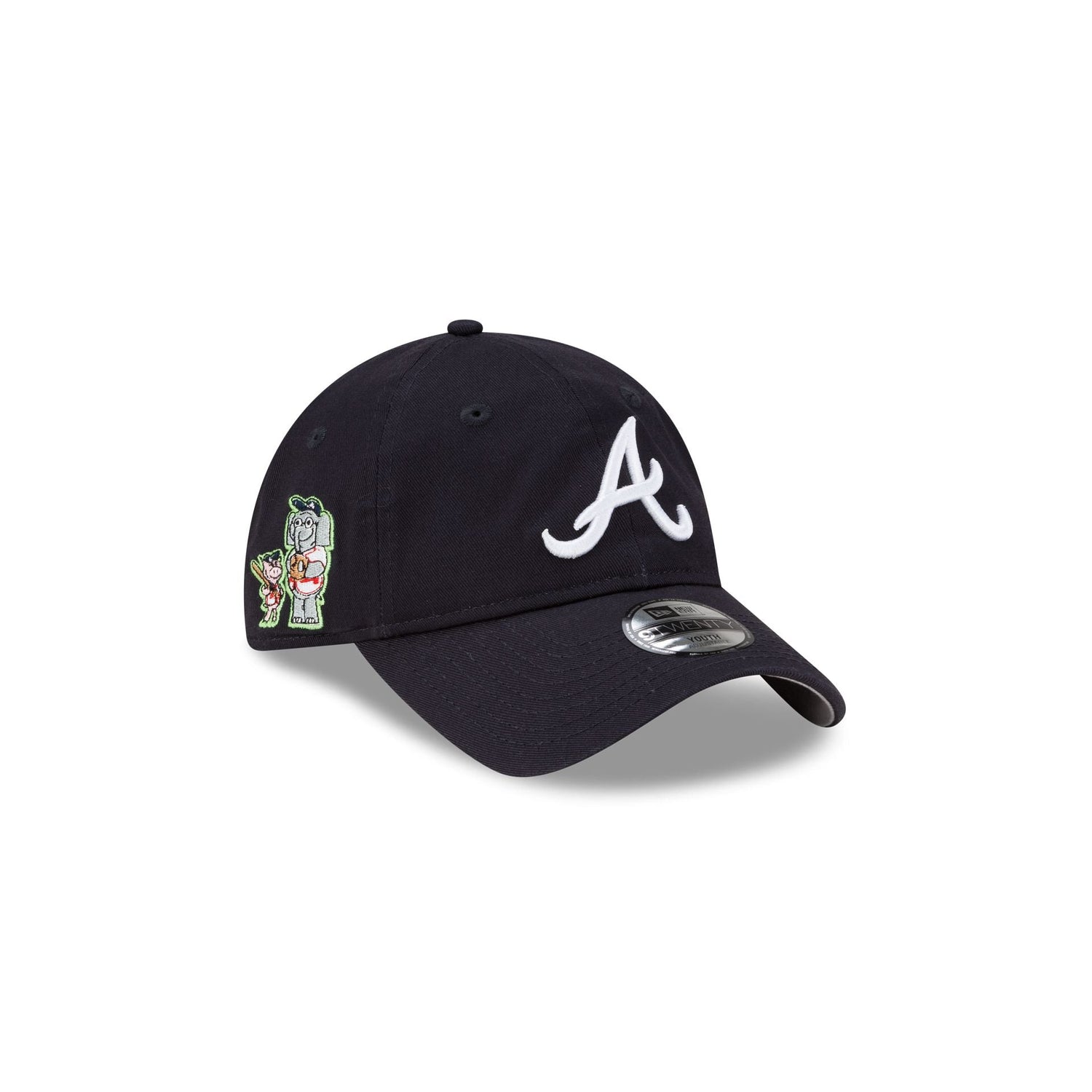 Hidden Pigeon x Atlanta Braves Youth 9TWENTY Adjustable Hat