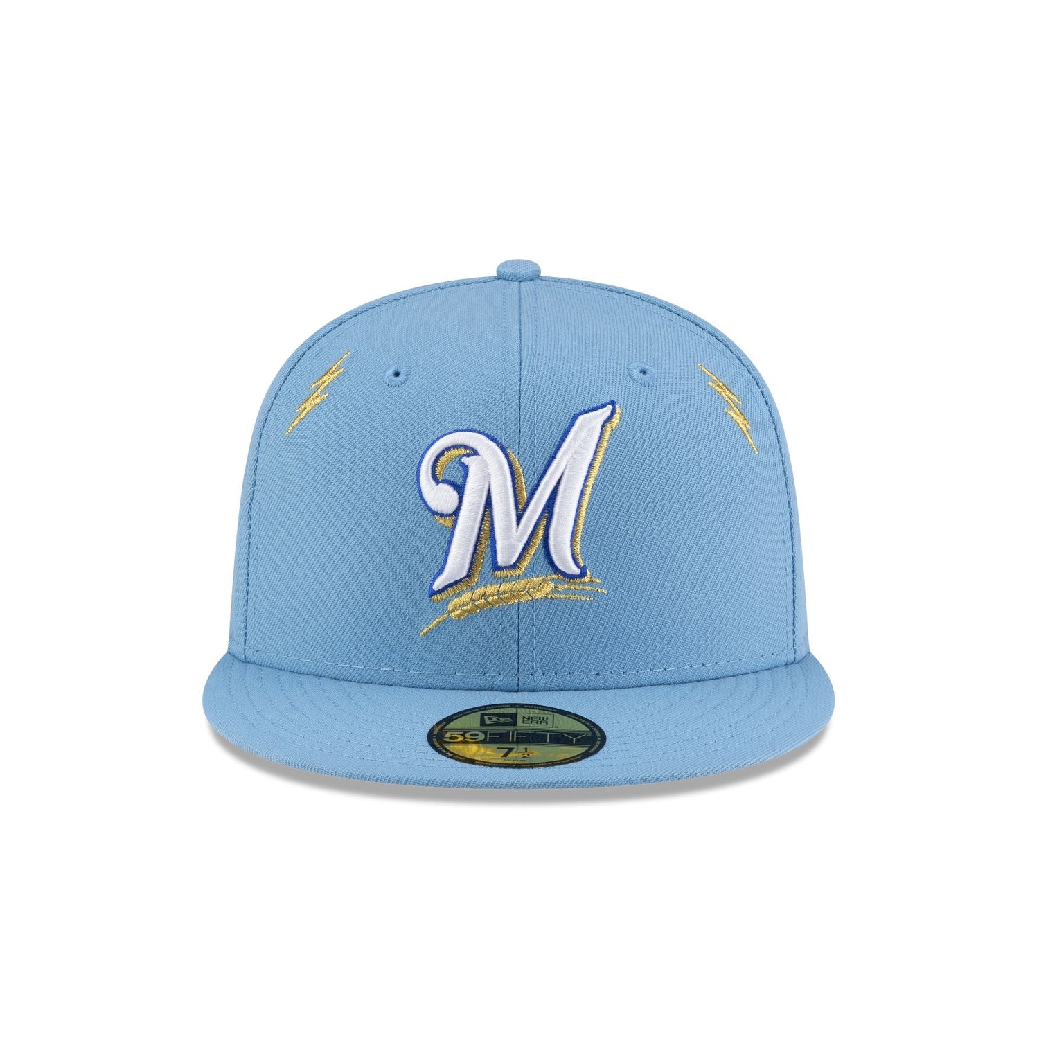 Diet Starts Monday x Milwaukee Brewers Lightening Bolts 59FIFTY Fitted Hat