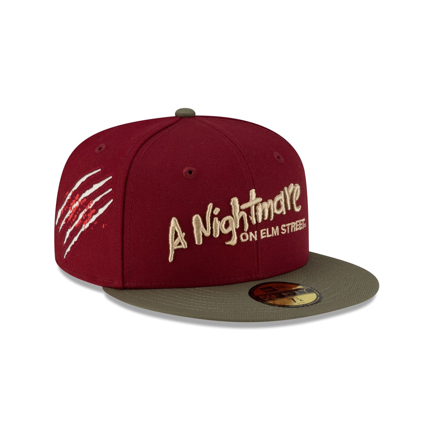 A Nightmare on Elm Street Cardinal 59FIFTY Fitted Hat