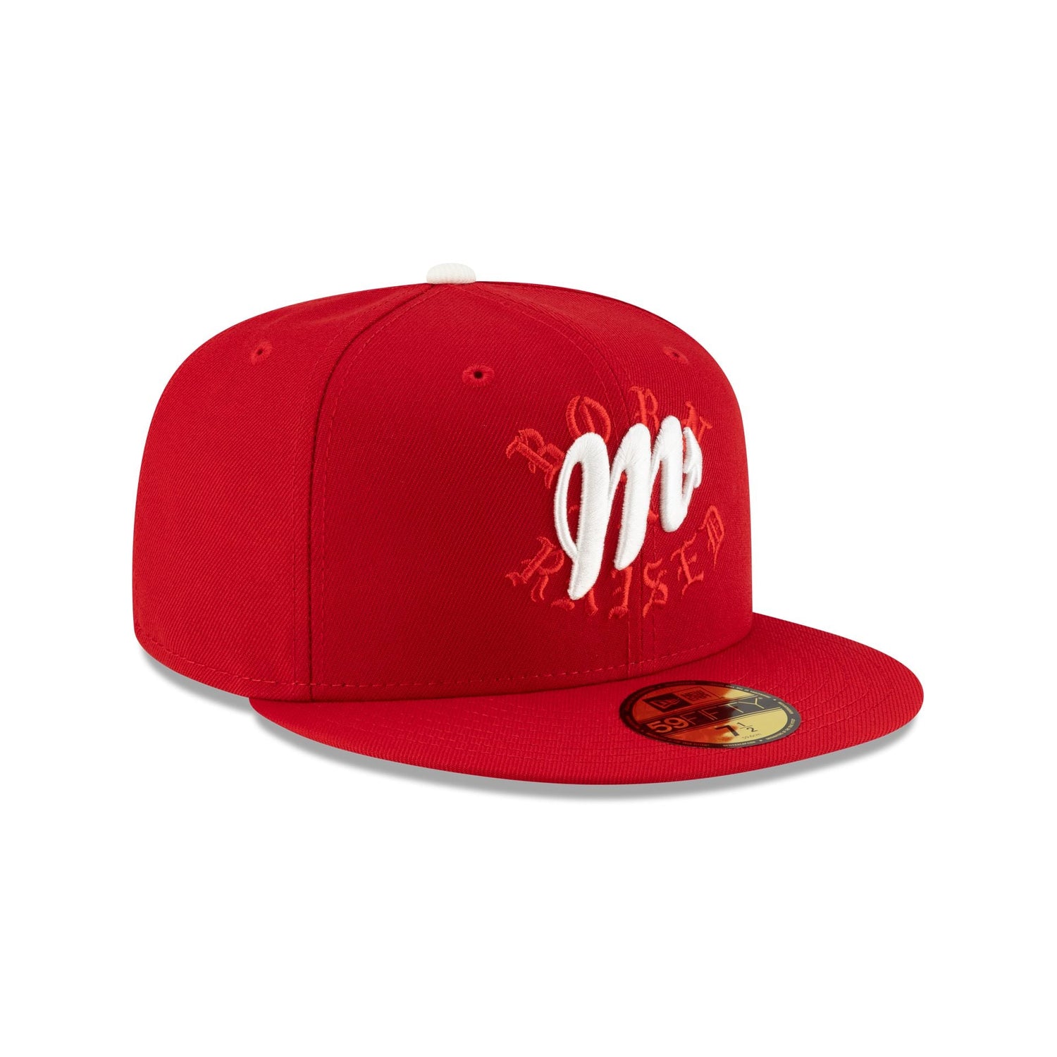 Born x Raised x Diablos Rojos del México Scarlet 59FIFTY Fitted Hat