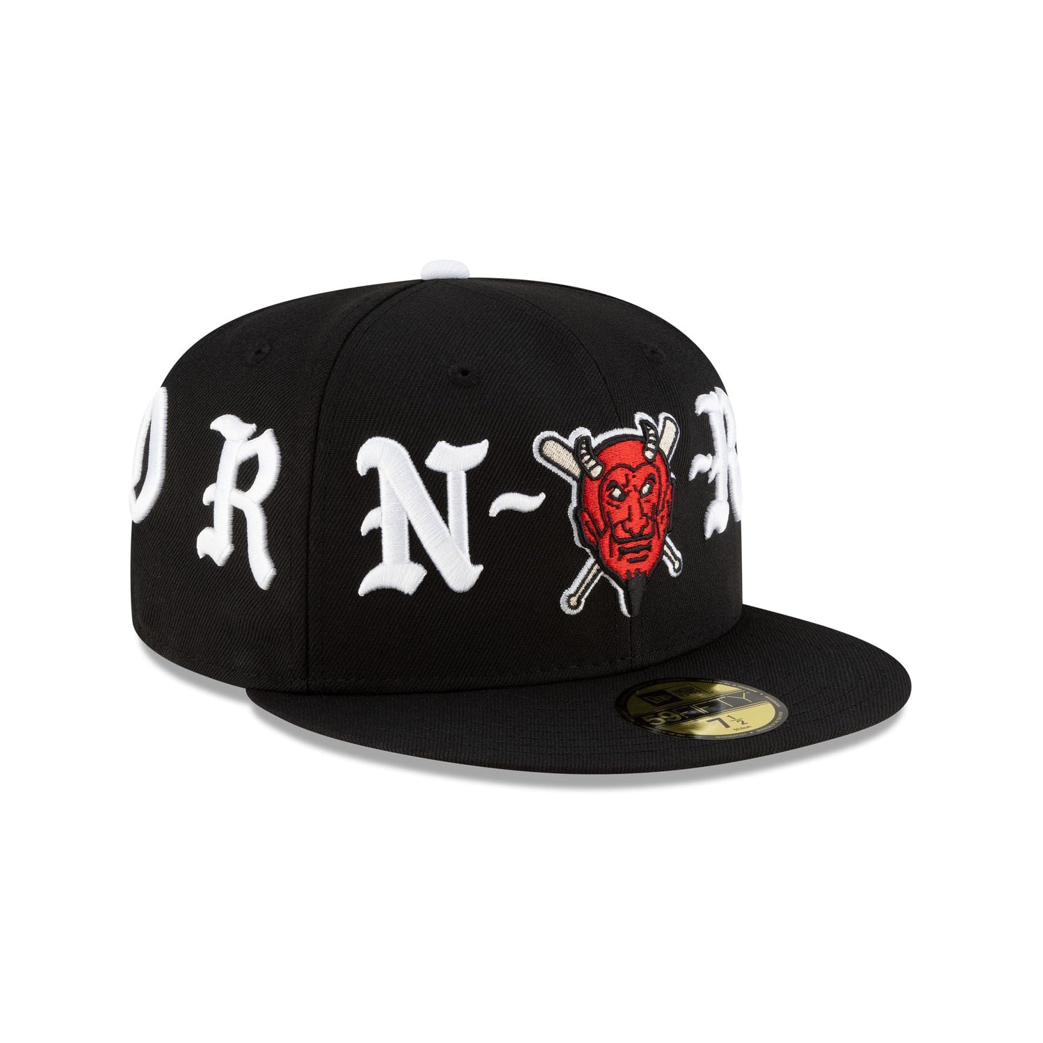 Born x Raised x Diablos Rojos del México Wordmark 59FIFTY Fitted Hat
