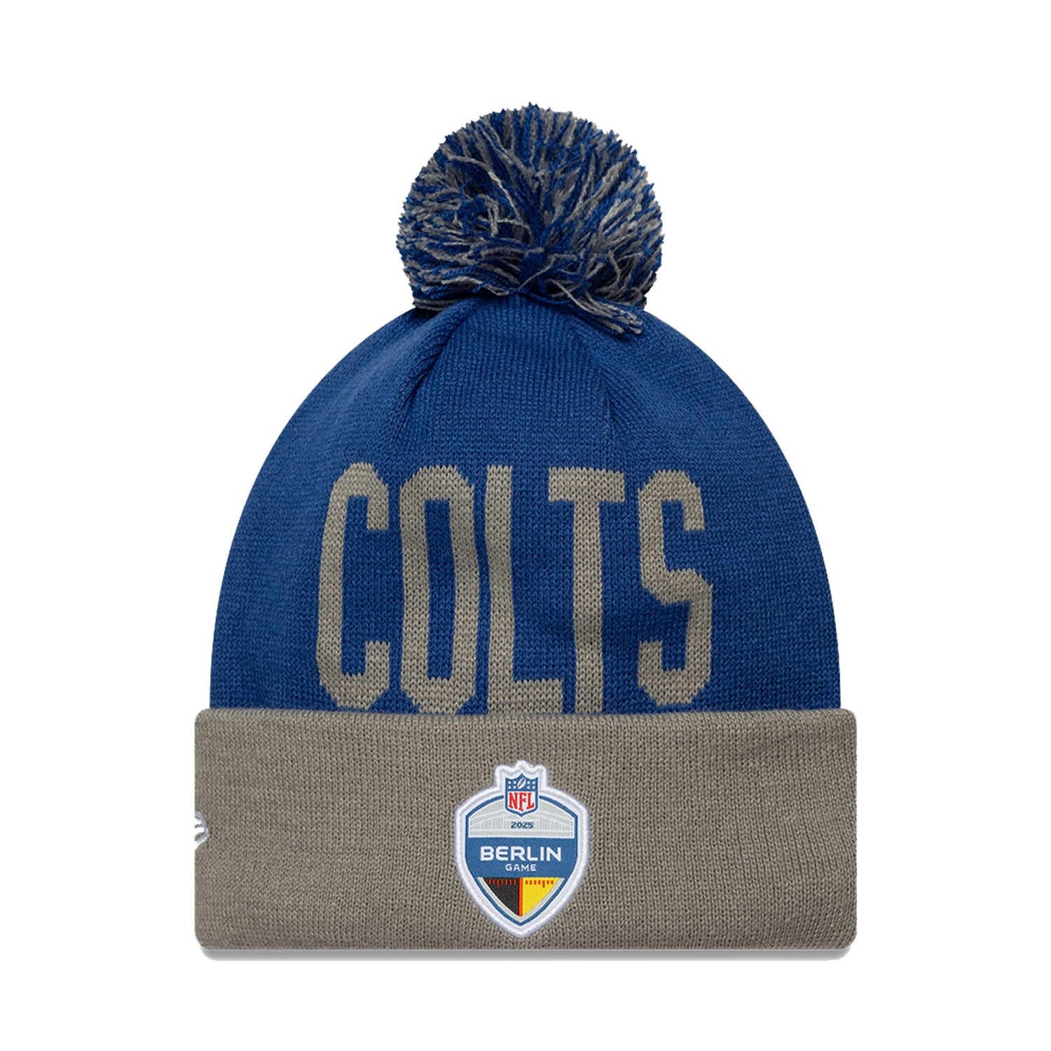 Indianapolis Colts Berlin Game Team Pom Knit Hat