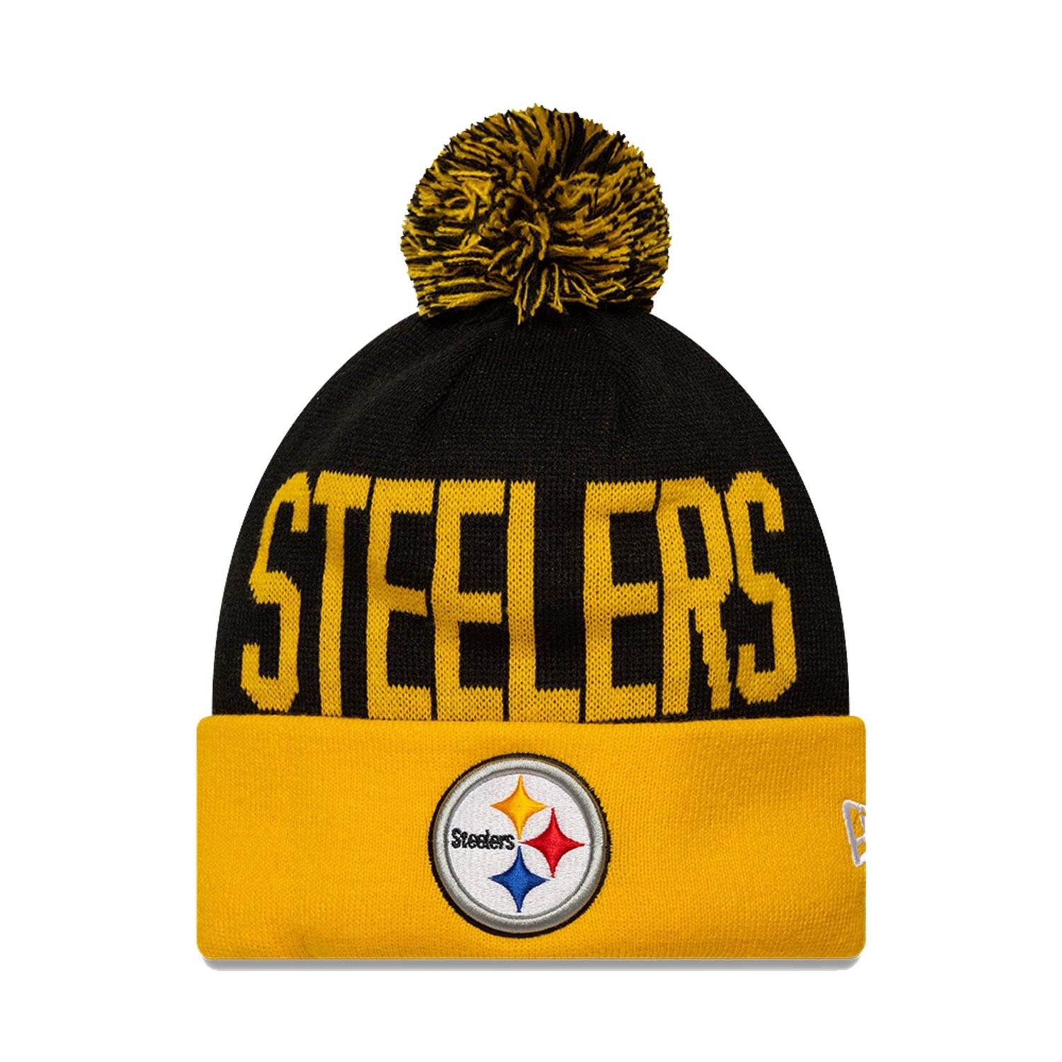 Pittsburgh Steelers Dublin Game Team Pom Knit Hat