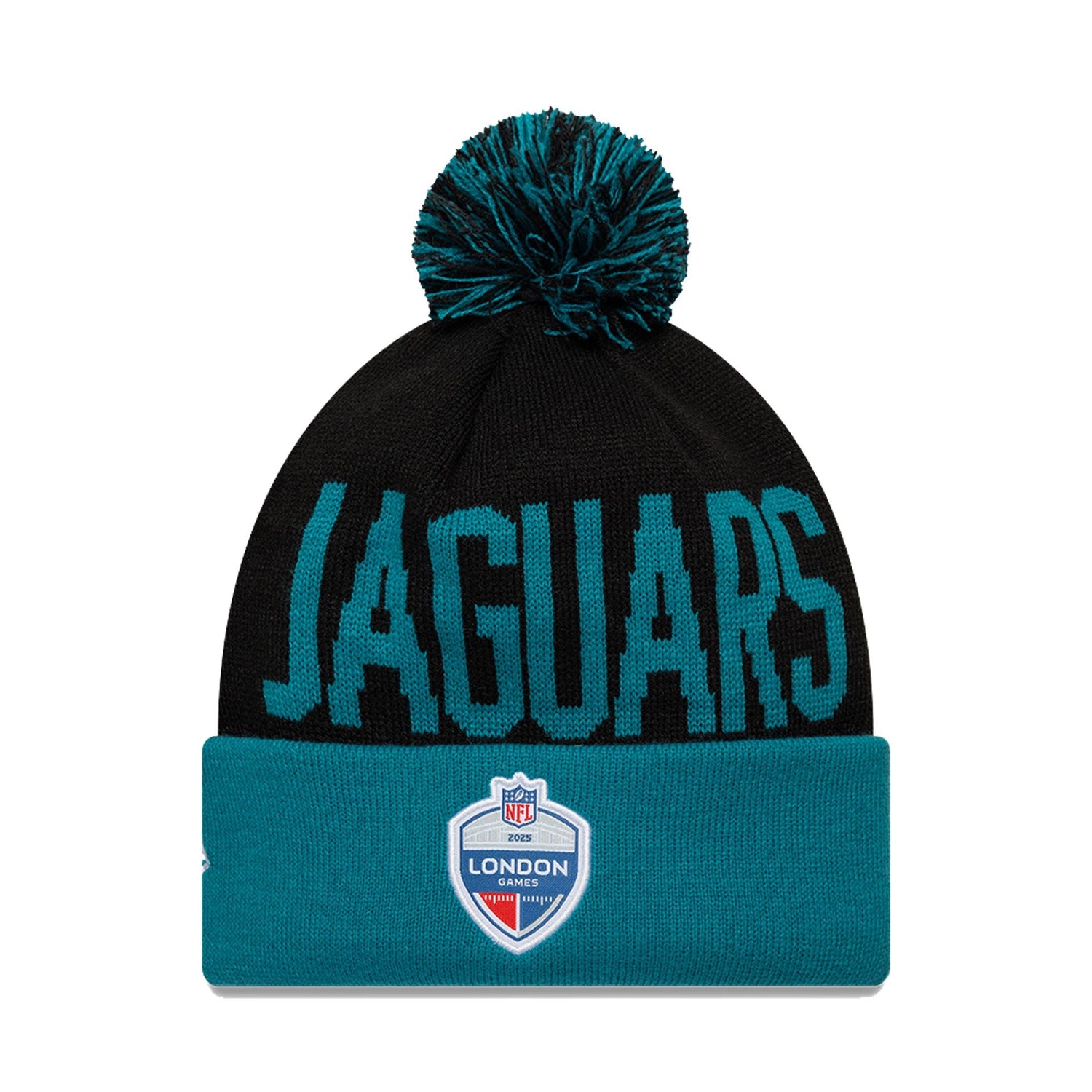 Jacksonville Jaguars London Game Team Pom Knit Hat