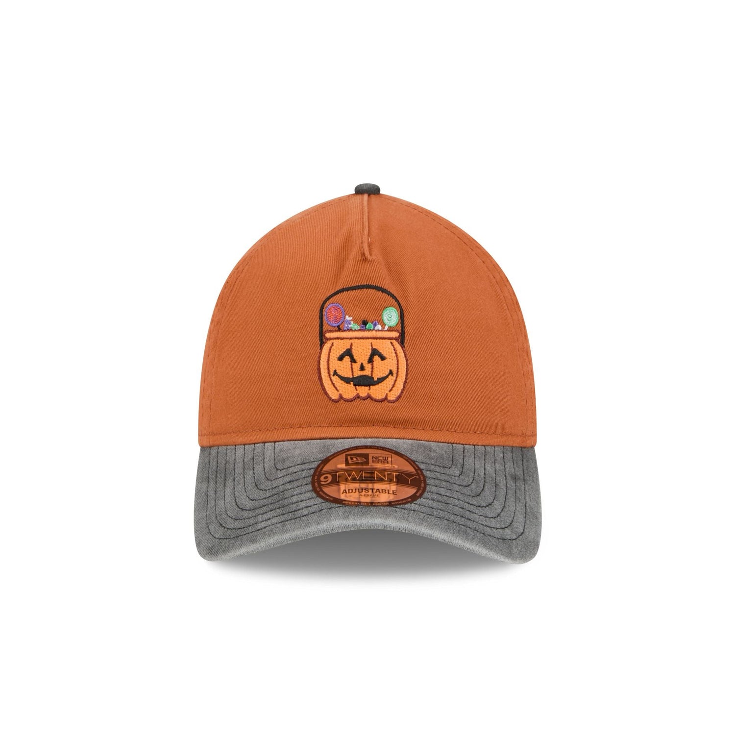 New Era Cap Pumpkin Treat Bucket 9TWENTY A-Frame Adjustable Hat