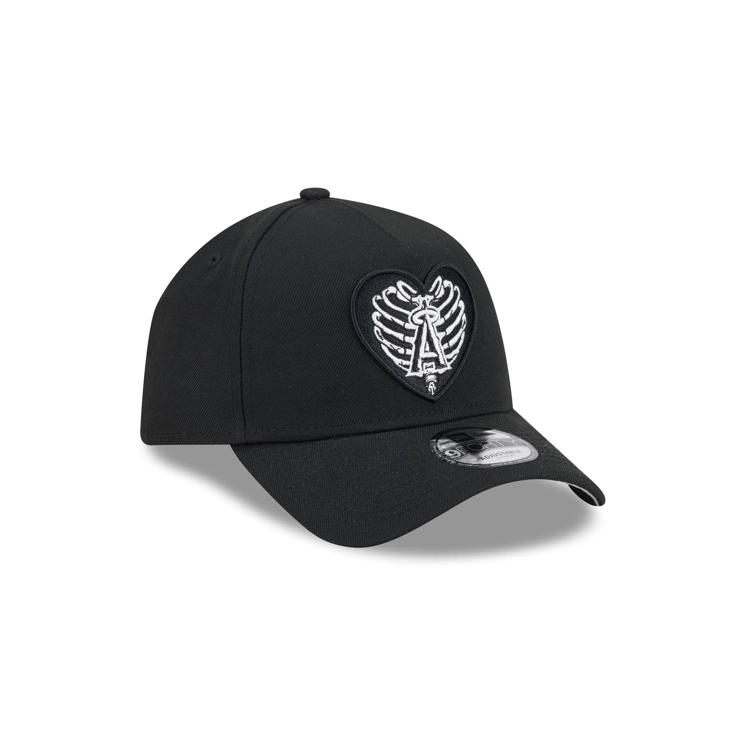 Los Angeles Angels Skeletal Heart 9FORTY A-Frame Snapback Hat