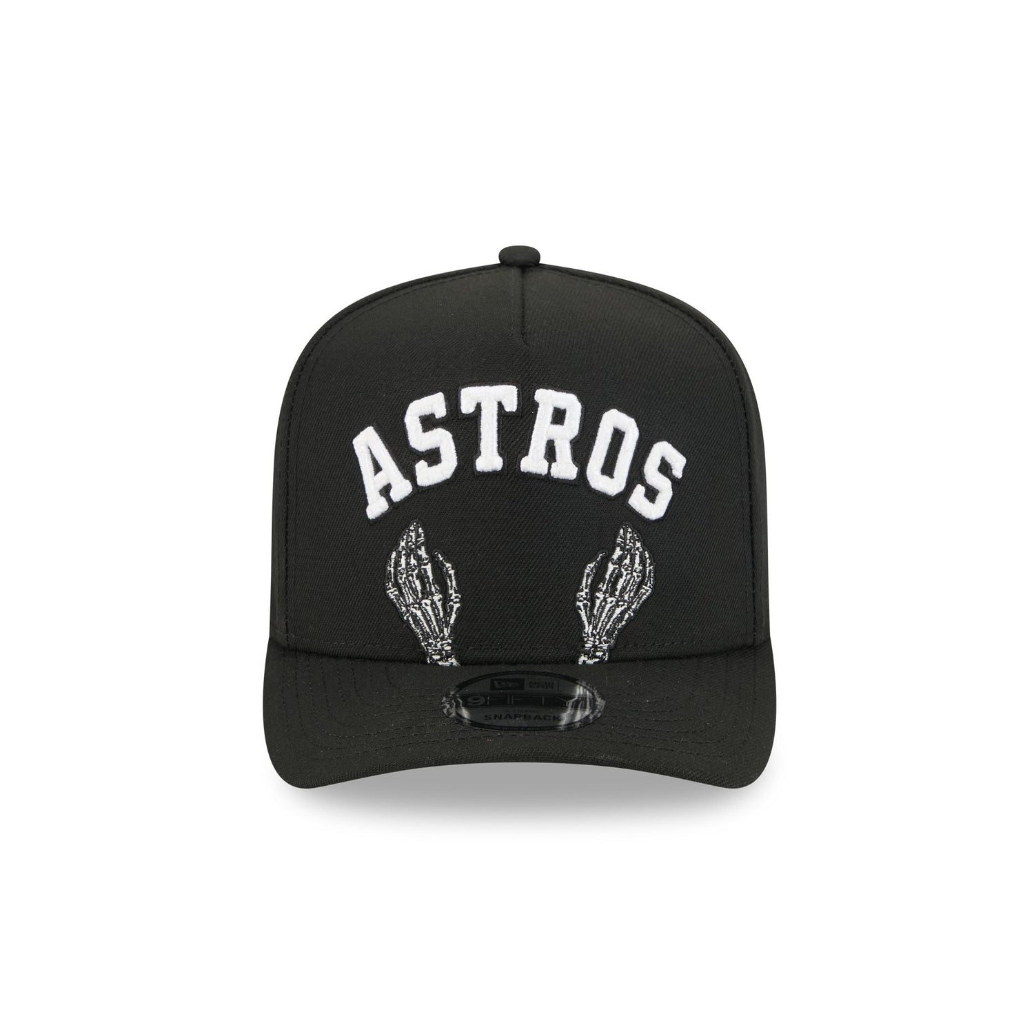 Houston Astros Skeletal Script 9FIFTY A-Frame Snapback Hat