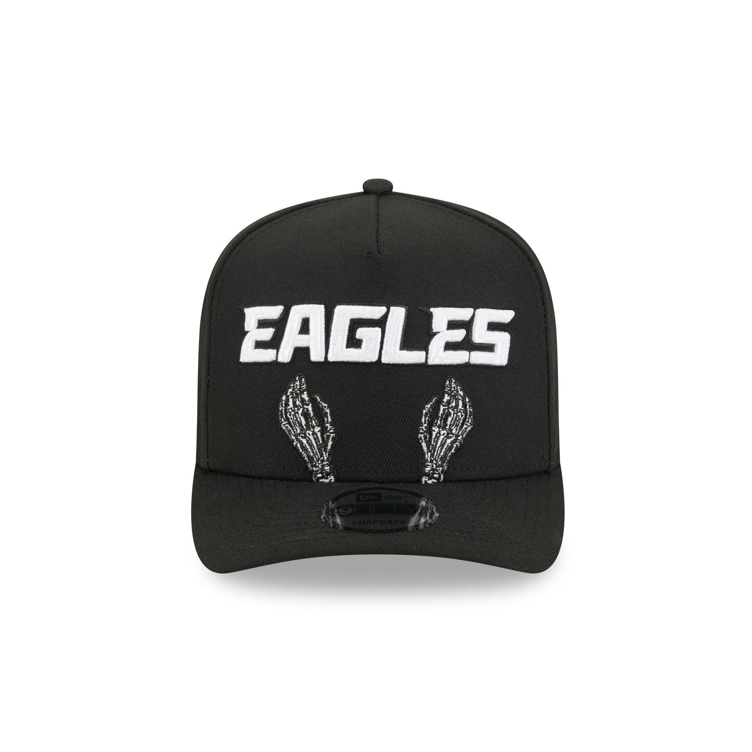 Philadelphia Eagles Skeletal Script 9FIFTY A-Frame Snapback Hat