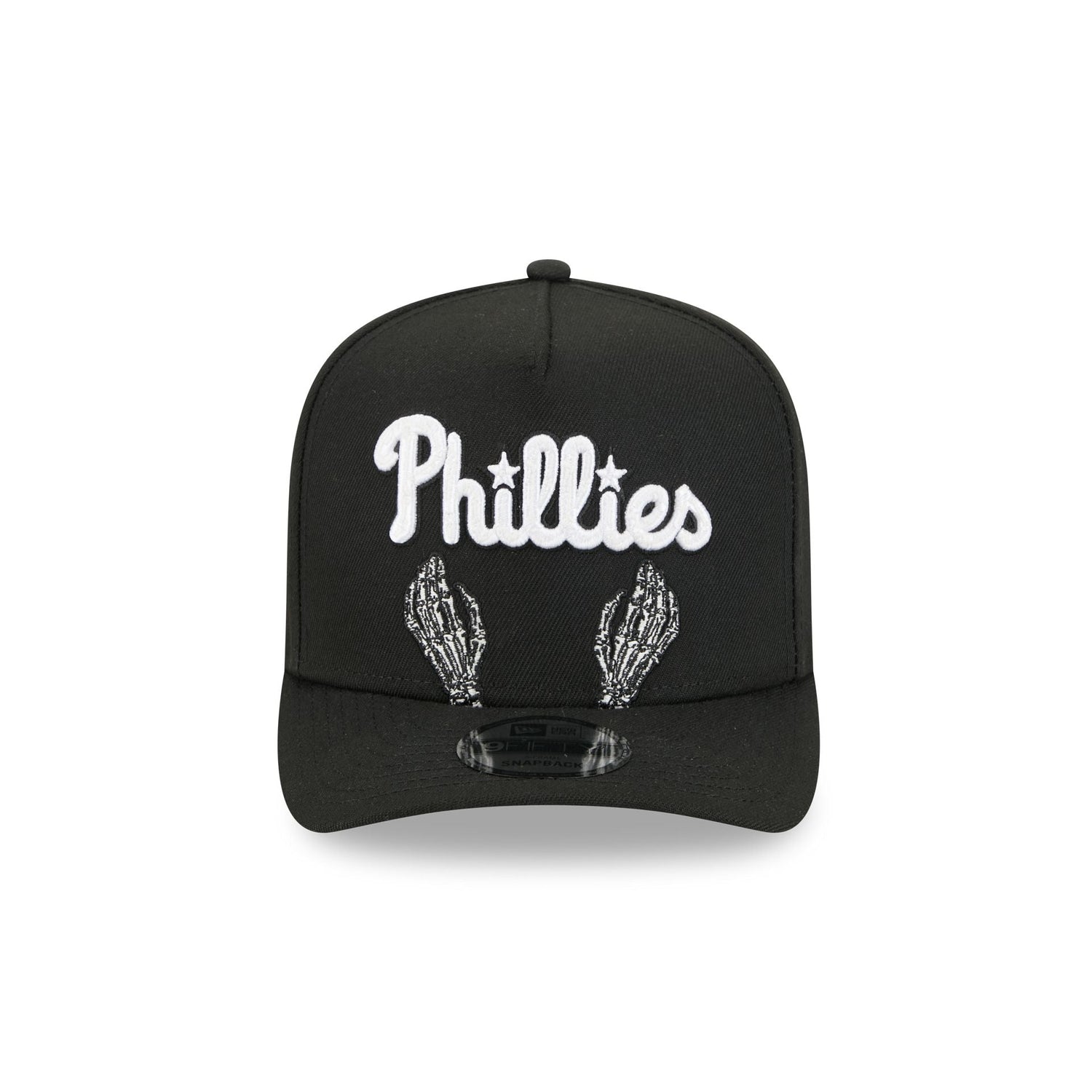 Philadelphia Phillies Skeletal Script 9FIFTY A-Frame Snapback Hat