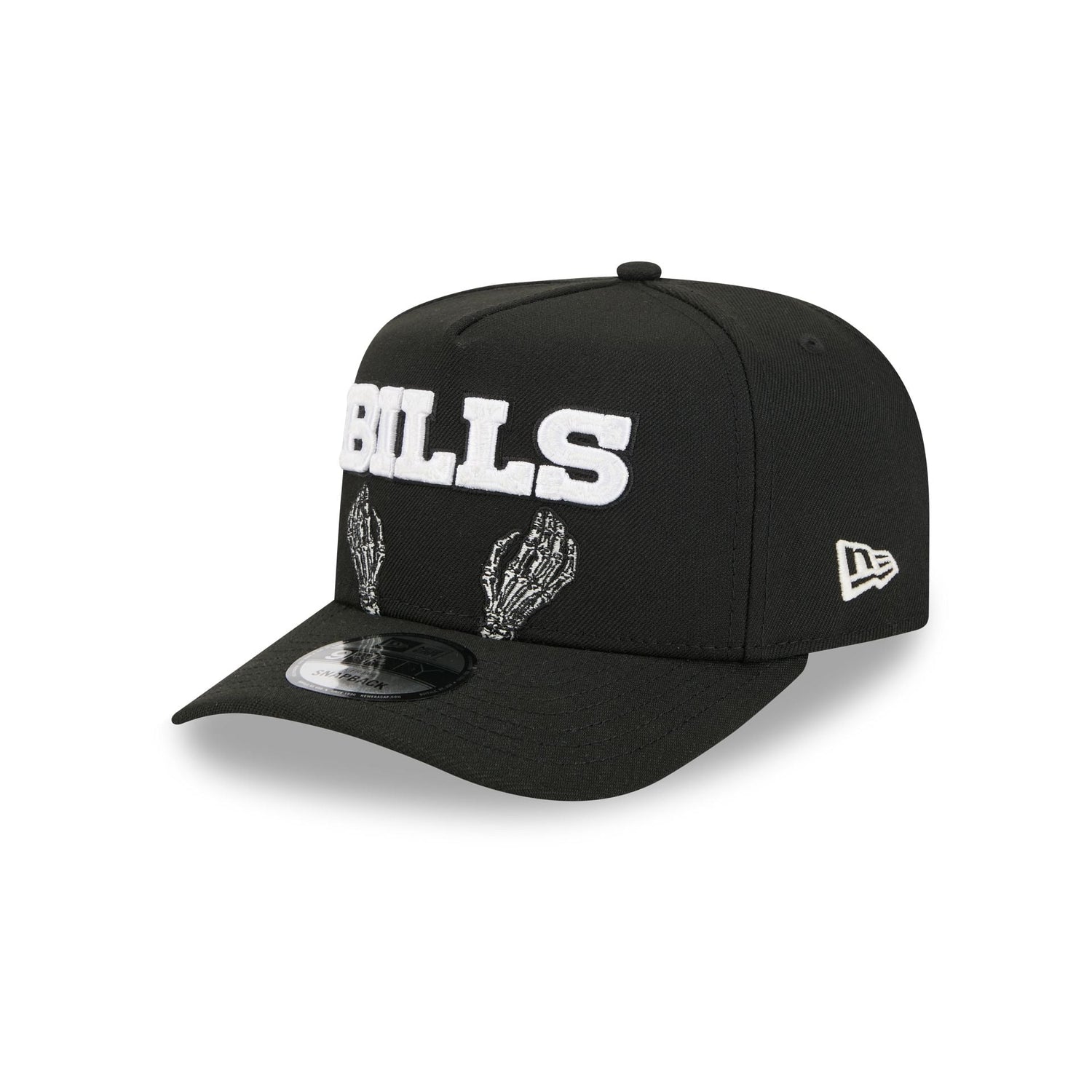 Buffalo Bills Skeletal Script 9FIFTY A-Frame Snapback Hat