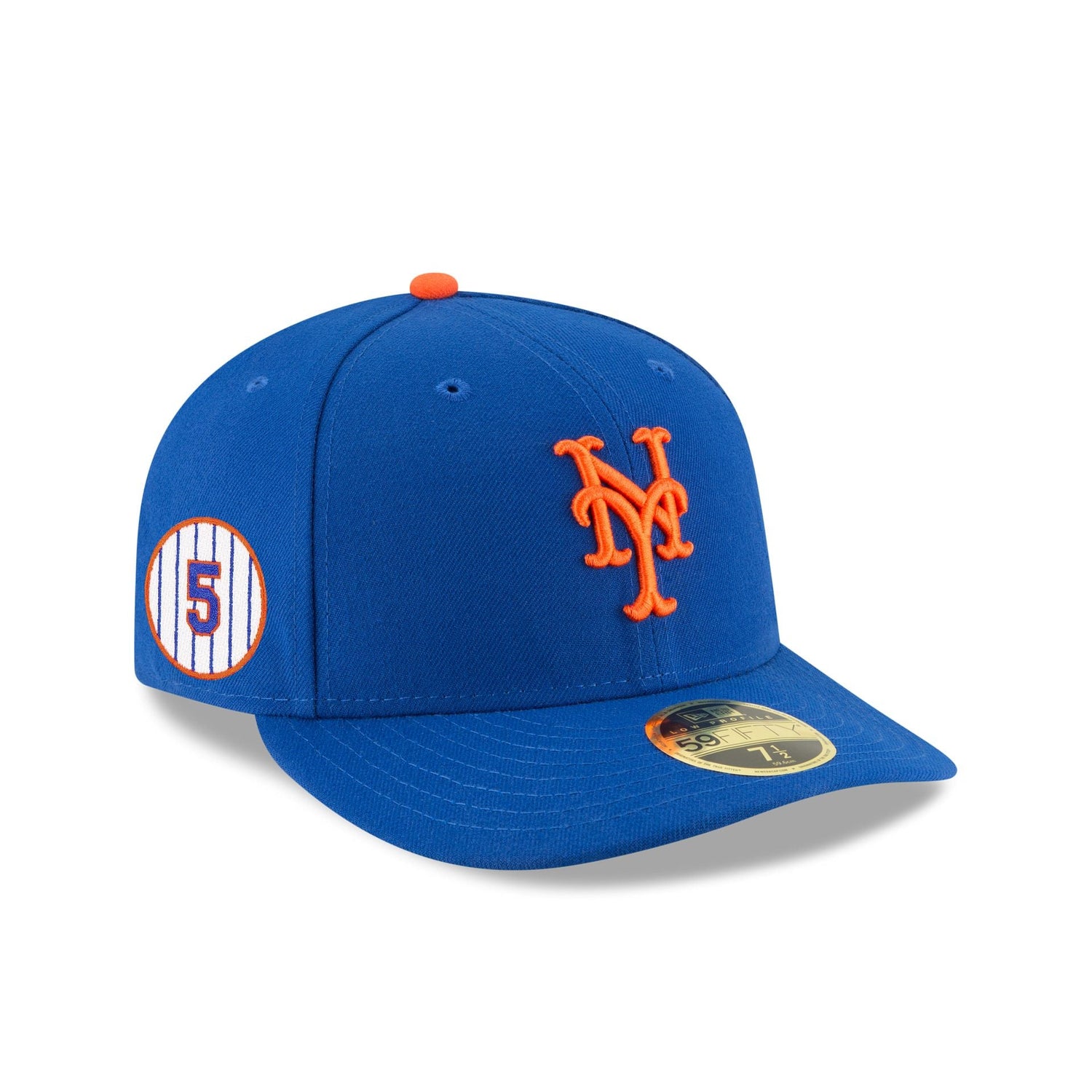 New York Mets David Wright Retirement Patch Low Profile 59FIFTY Fitted Hat