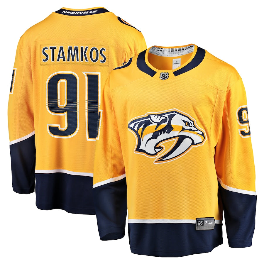 Steven Stamkos Nashville Predators Home Premier Breakaway Jersey - Gold