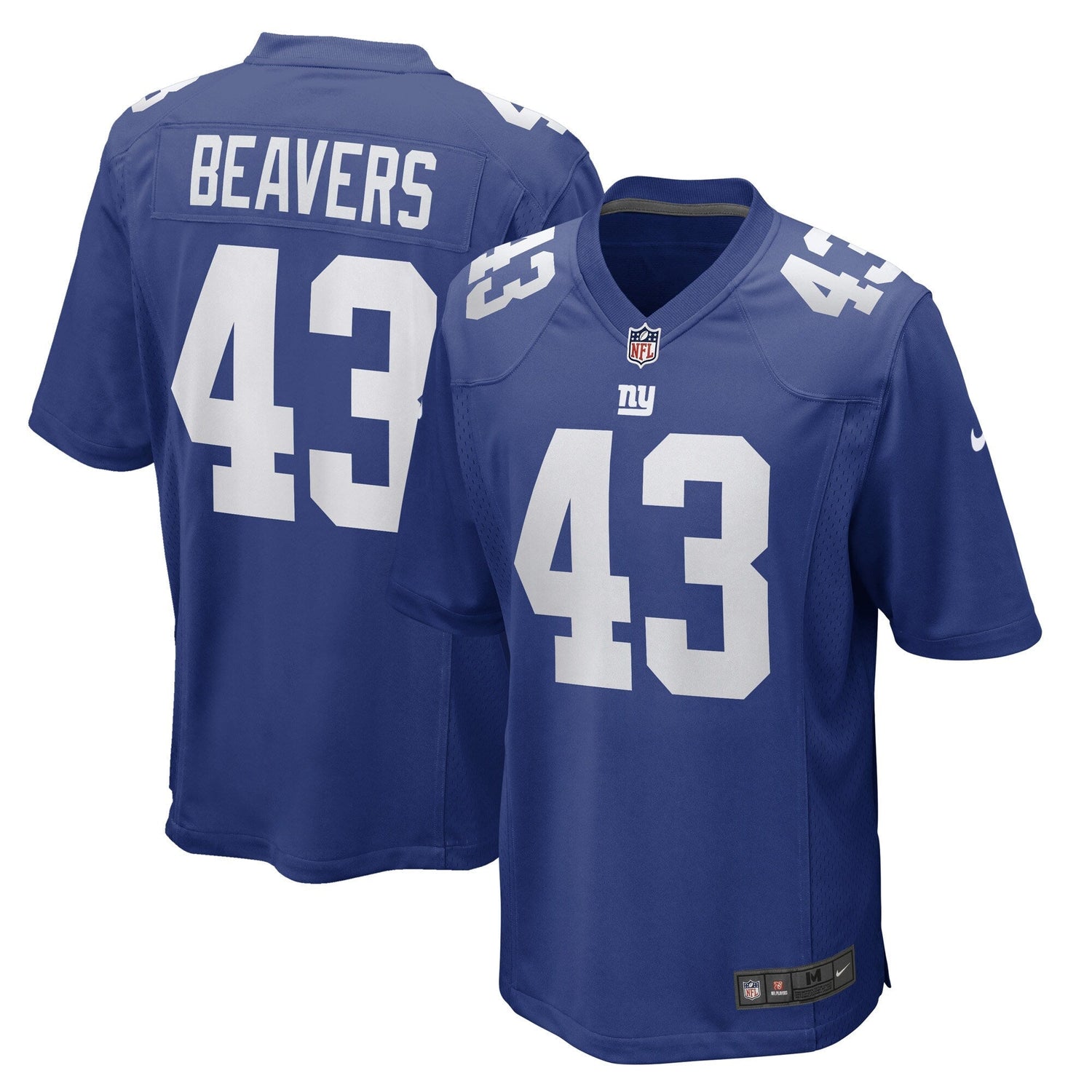 Darrian Beavers New York Giants Nike Game Jersey - Royal