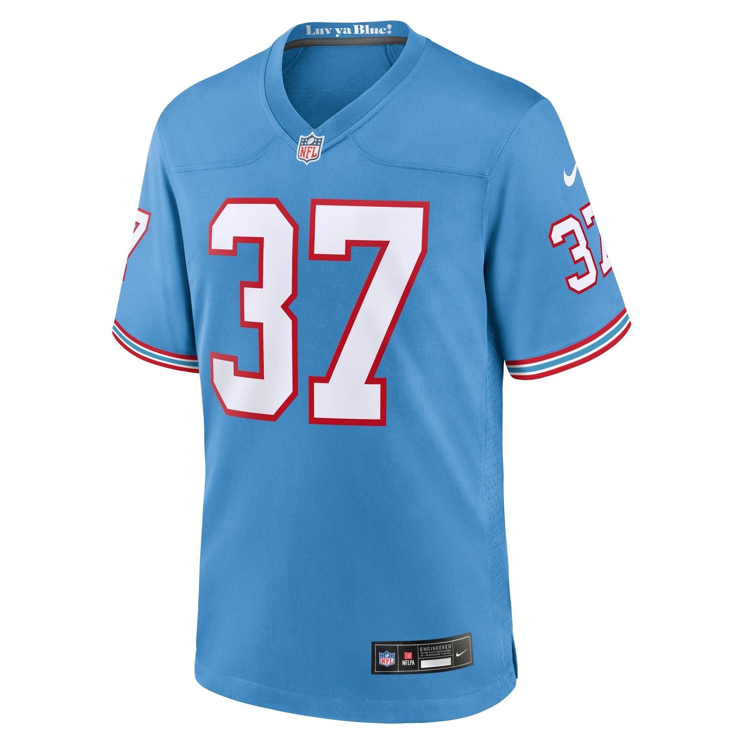 Amani Hooker Tennessee Titans Nike Oilers Throwback Game Jersey - Light Blue