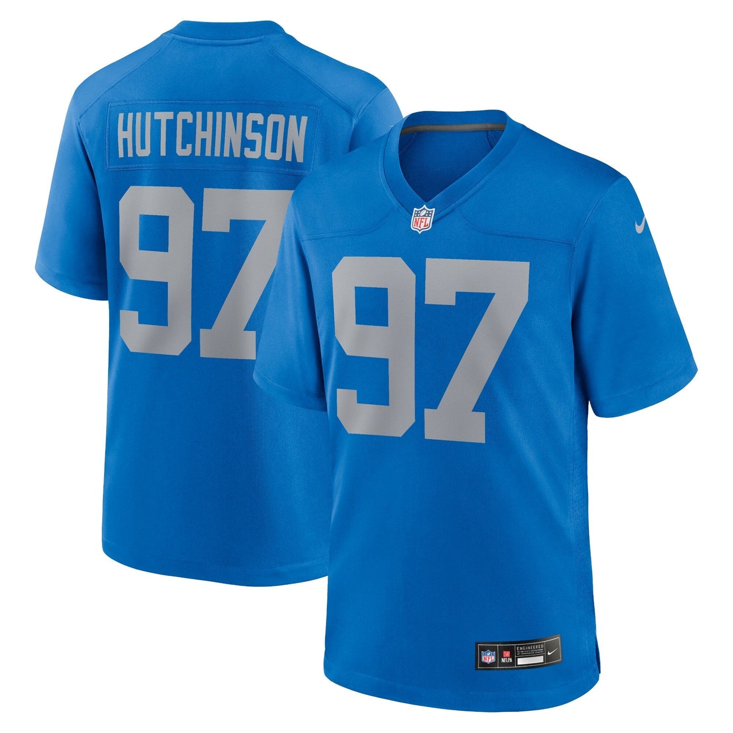 Aidan Hutchinson Detroit Lions Nike Alternate Game Jersey - Blue