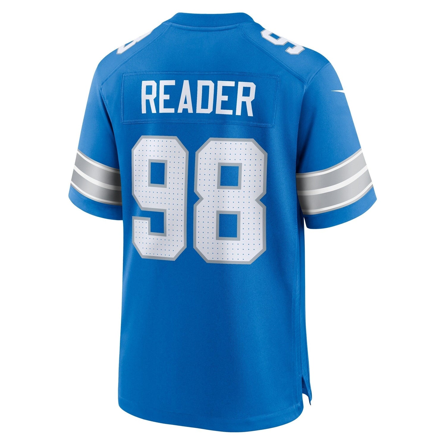 D.J. Reader Detroit Lions Nike Team Game Jersey - Blue
