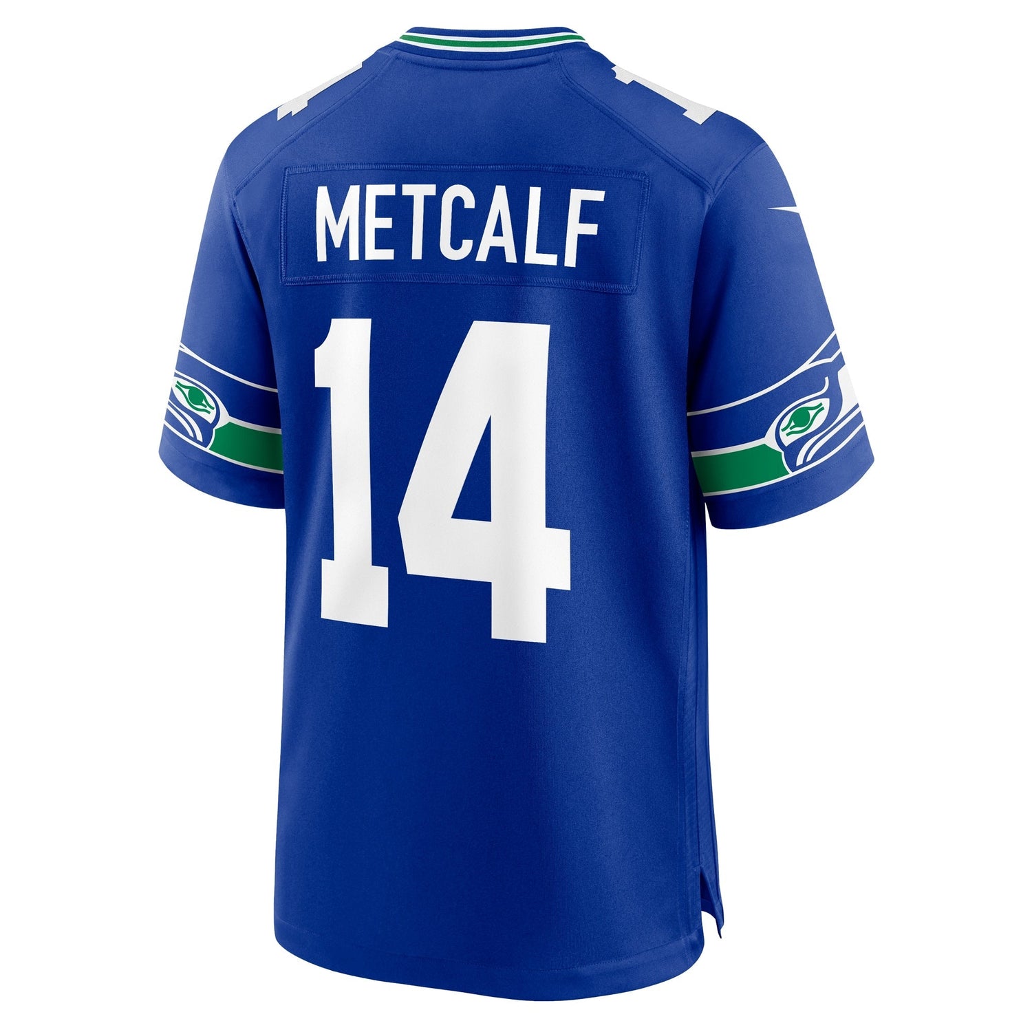 DK Metcalf Seattle Seahawks Nike Throwback Game Jersey - Royal