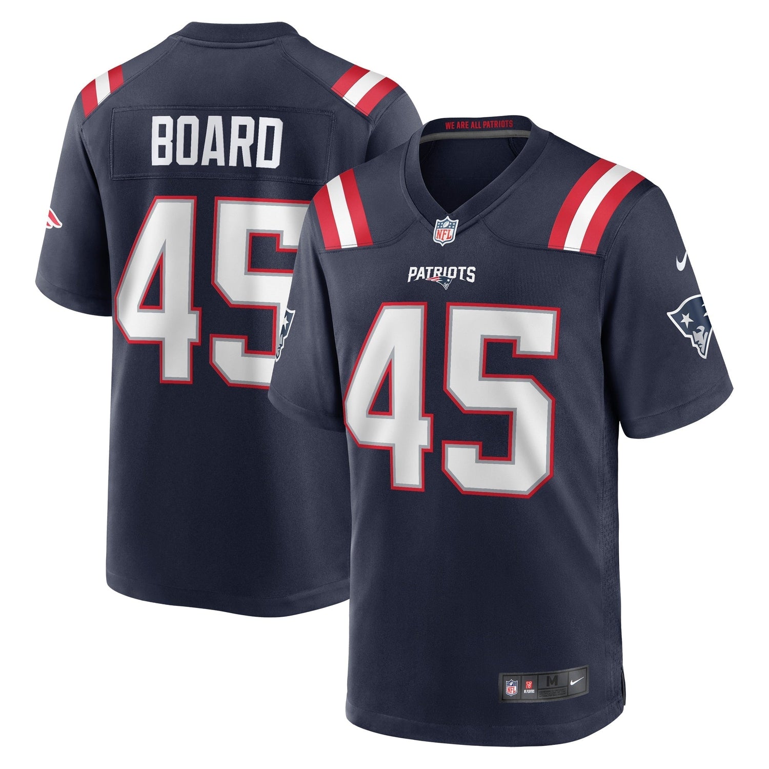Chris Board New England Patriots Nike Game Jersey - Navy