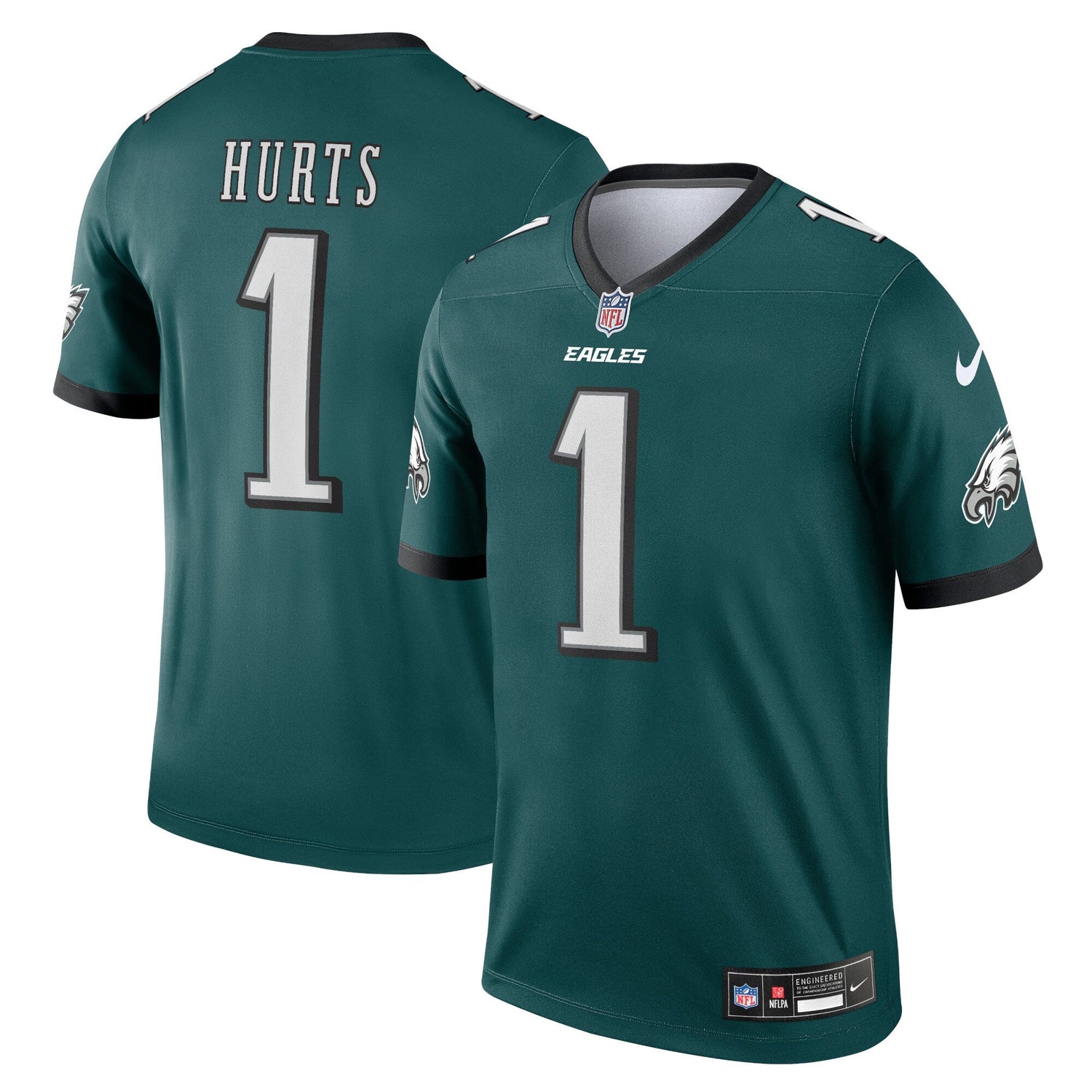 Jalen Hurts Philadelphia Eagles Nike Legend Jersey - Midnight Green