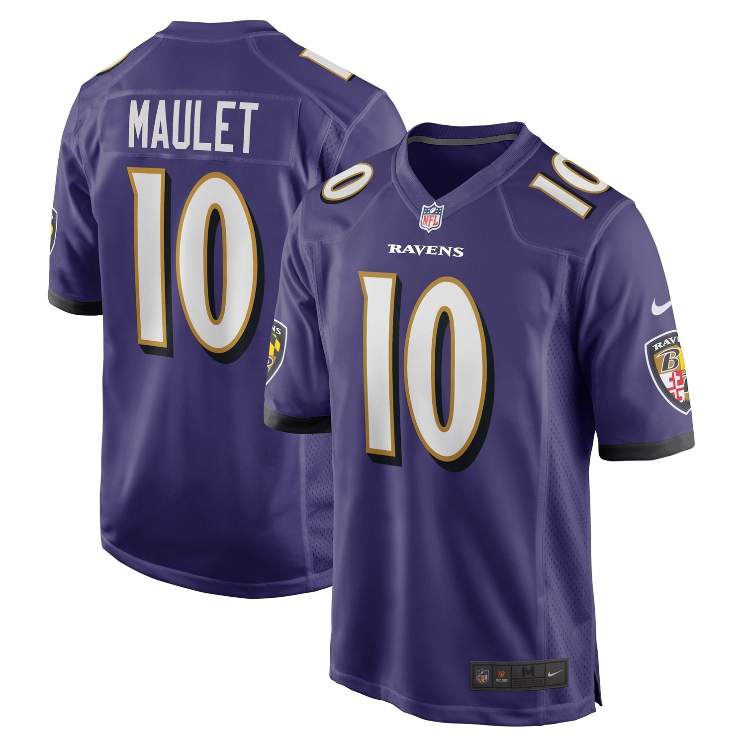 Arthur Maulet Baltimore Ravens Nike Game Jersey - Purple