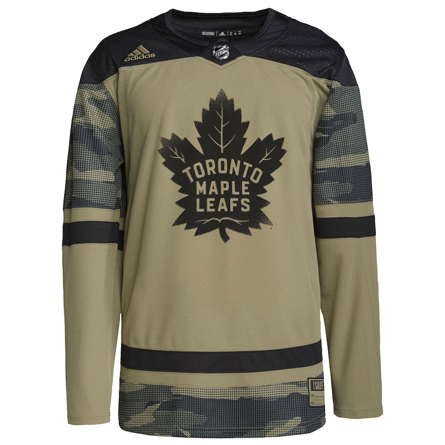 Toronto Maple Leafs Logo Military Appreciation Team Practice Jersey - Camo