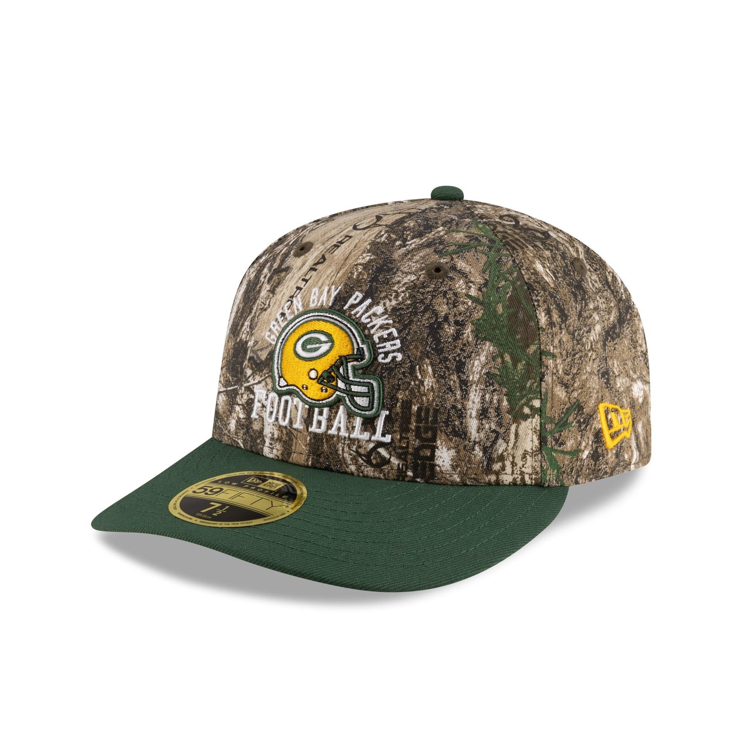 Just Caps Realtree Green Bay Packers Low Profile 59FIFTY Fitted Hat