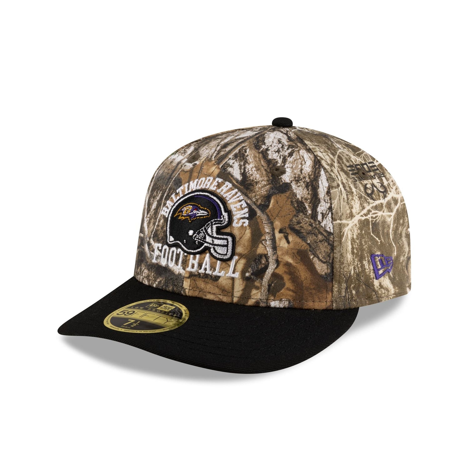 Just Caps Realtree Baltimore Ravens Low Profile 59FIFTY Fitted Hat