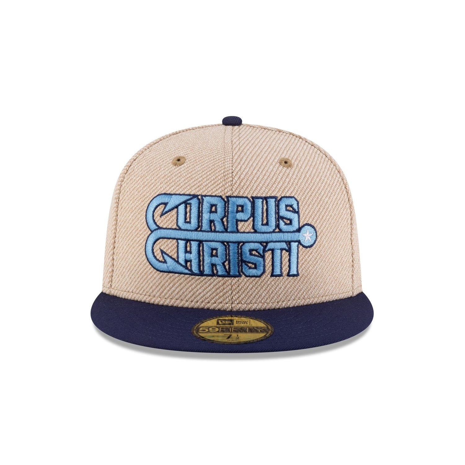 Corpus Cristi Hooks Terry Heather Tan 59FIFTY Fitted Hat