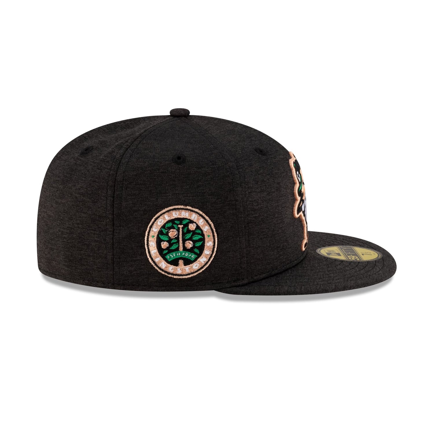 Columbus Clingstones Shadow Tech Black 59FIFTY Fitted Hat