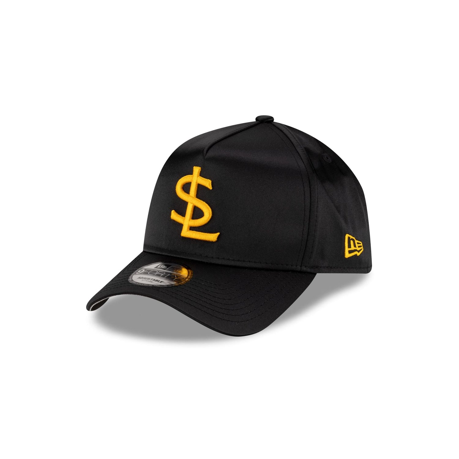 Salt Lake Bees Black Satin 9FORTY A-Frame Snapback Hat