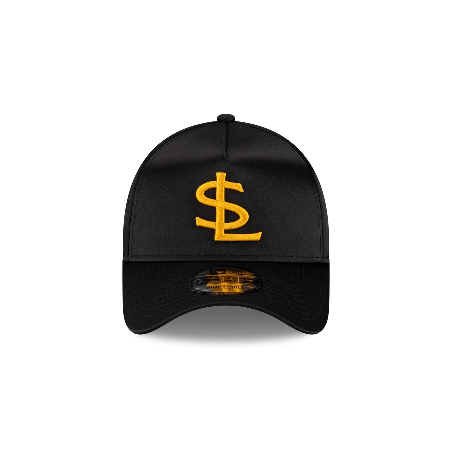 Salt Lake Bees Black Satin 9FORTY A-Frame Snapback Hat
