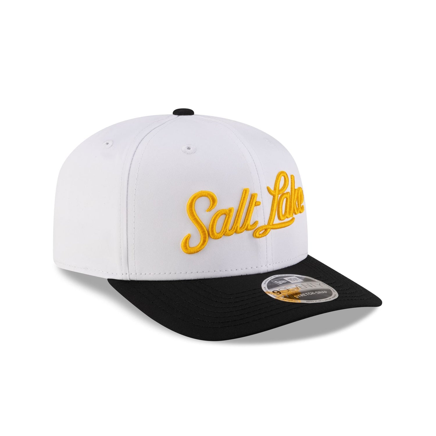 Salt Lake Bees Optic White 9SEVENTY Stretch-Snap Hat