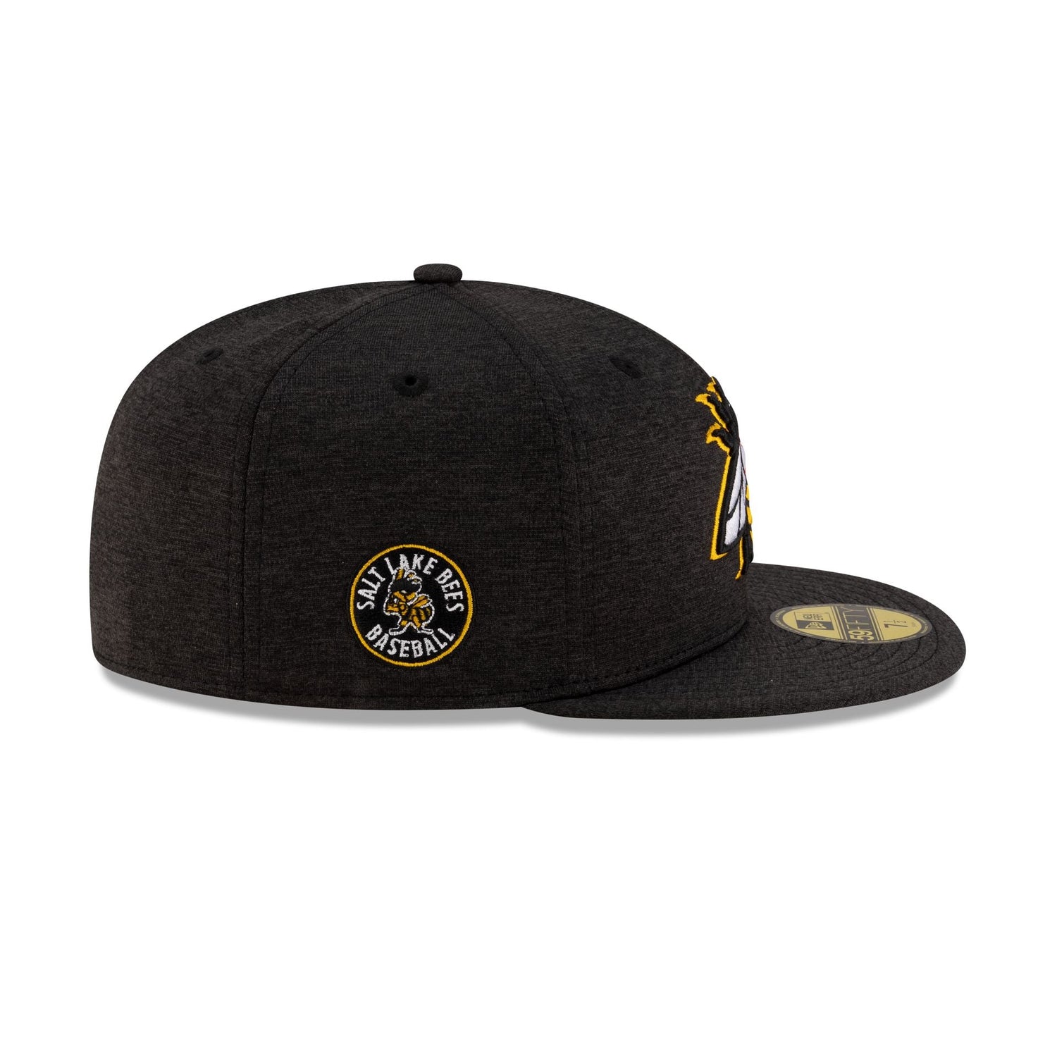 Salt Lake Bees Shadow Tech Black 59FIFTY Fitted Hat