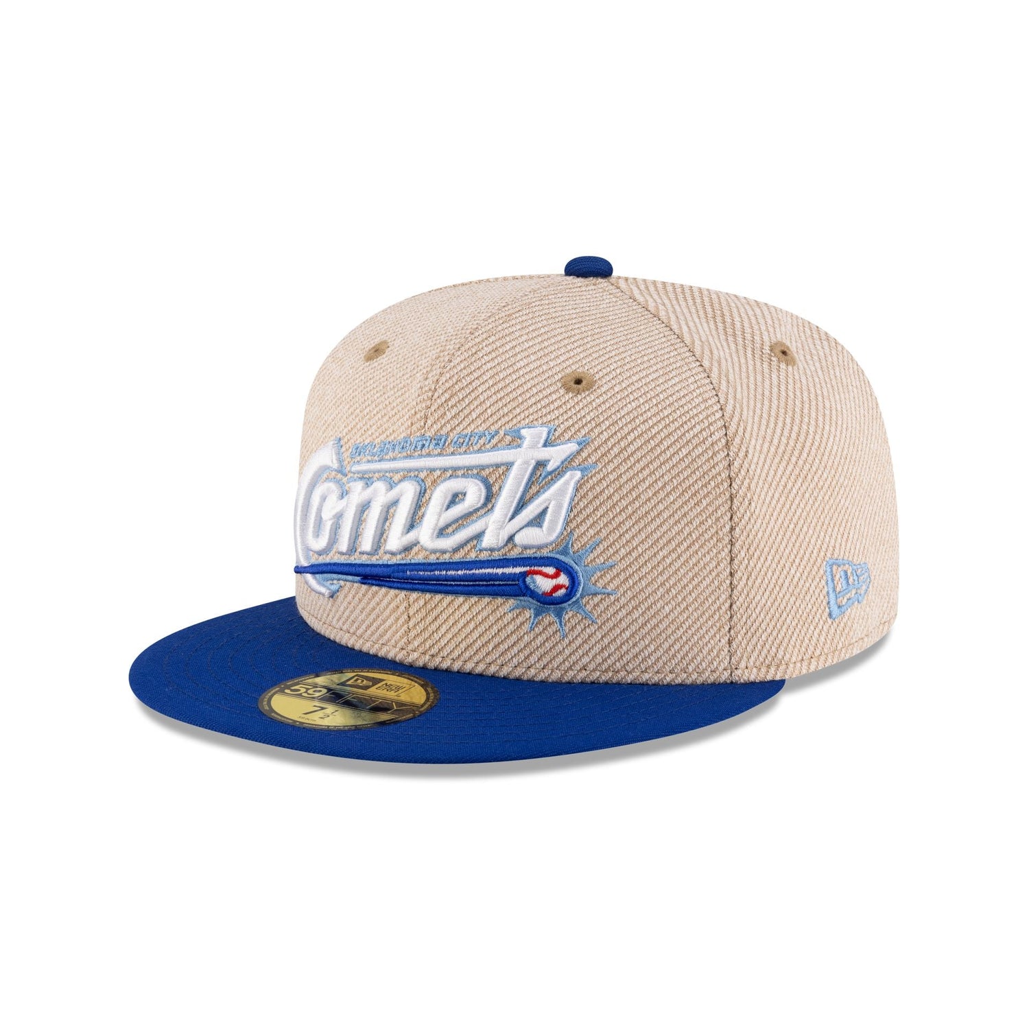 Oklahoma City Comets Terry Heather Tan 59FIFTY Fitted Hat