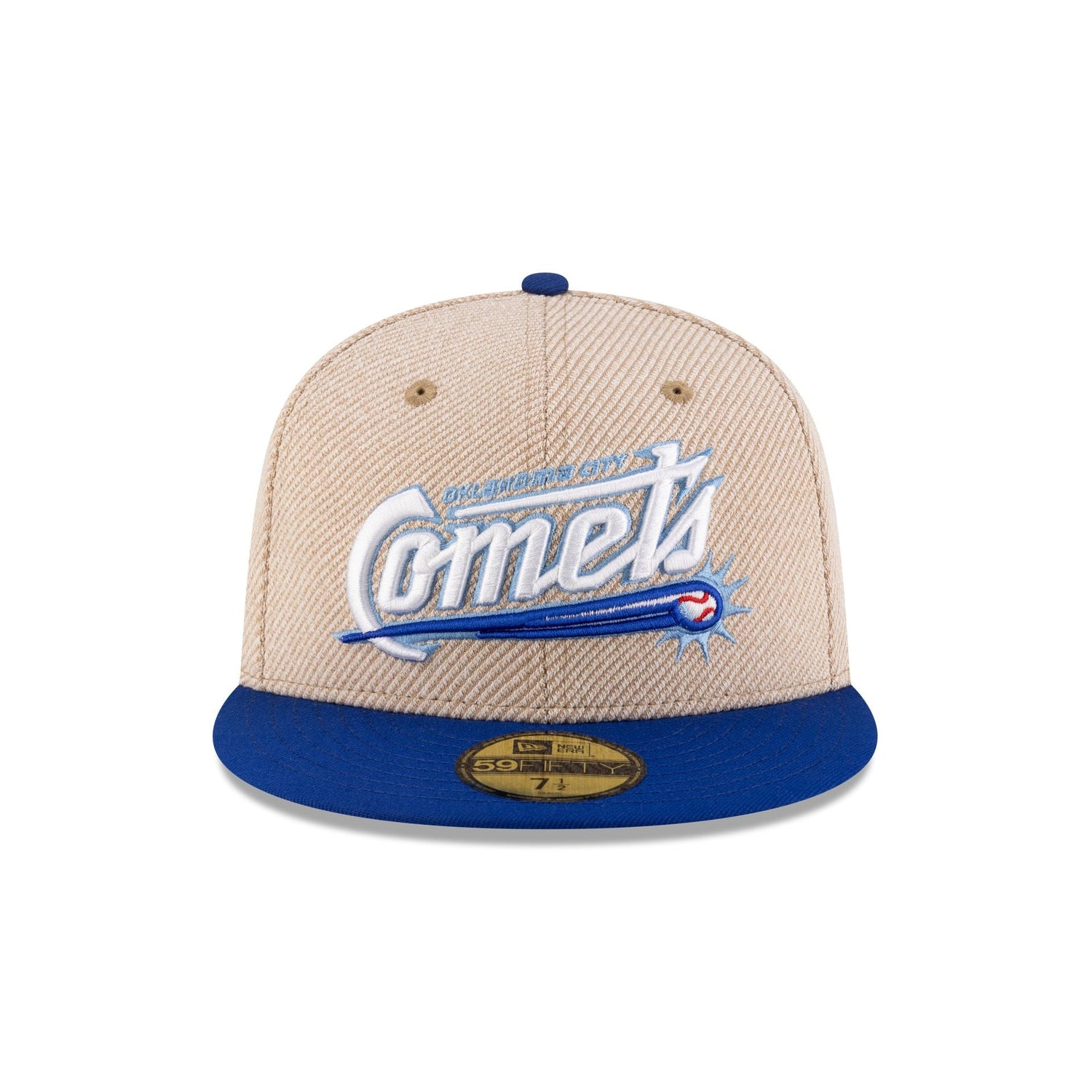 Oklahoma City Comets Terry Heather Tan 59FIFTY Fitted Hat