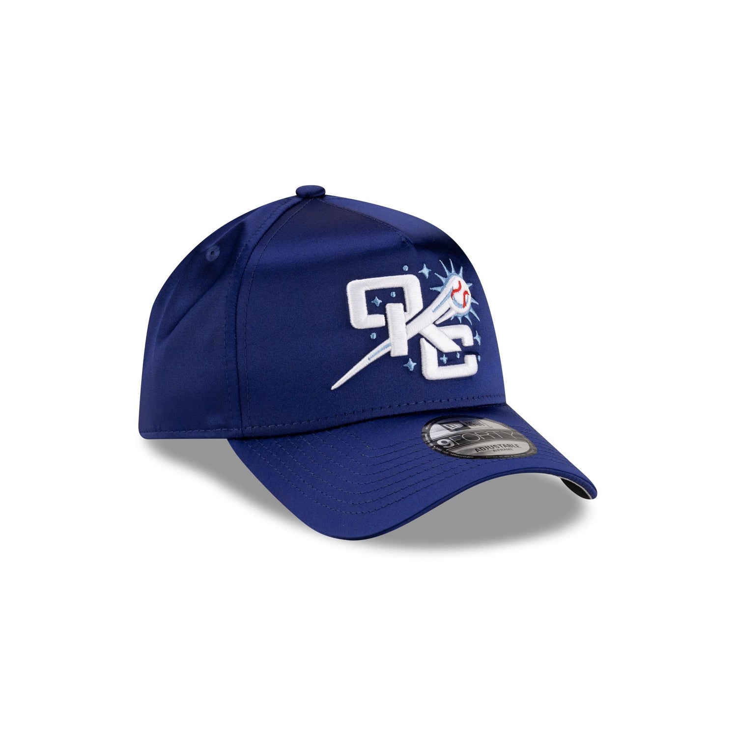 Oklahoma City Comets Dark Royal Satin 9FORTY A-Frame Snapback Hat