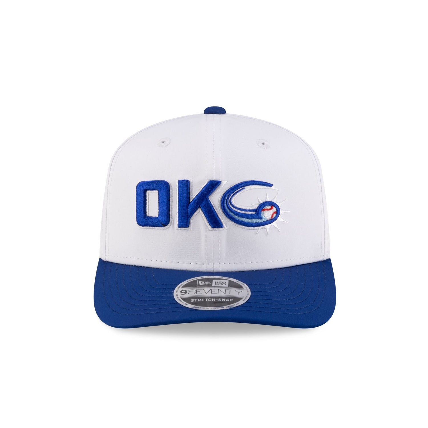 Oklahoma City Comets Optic White 9SEVENTY Stretch-Snap Hat