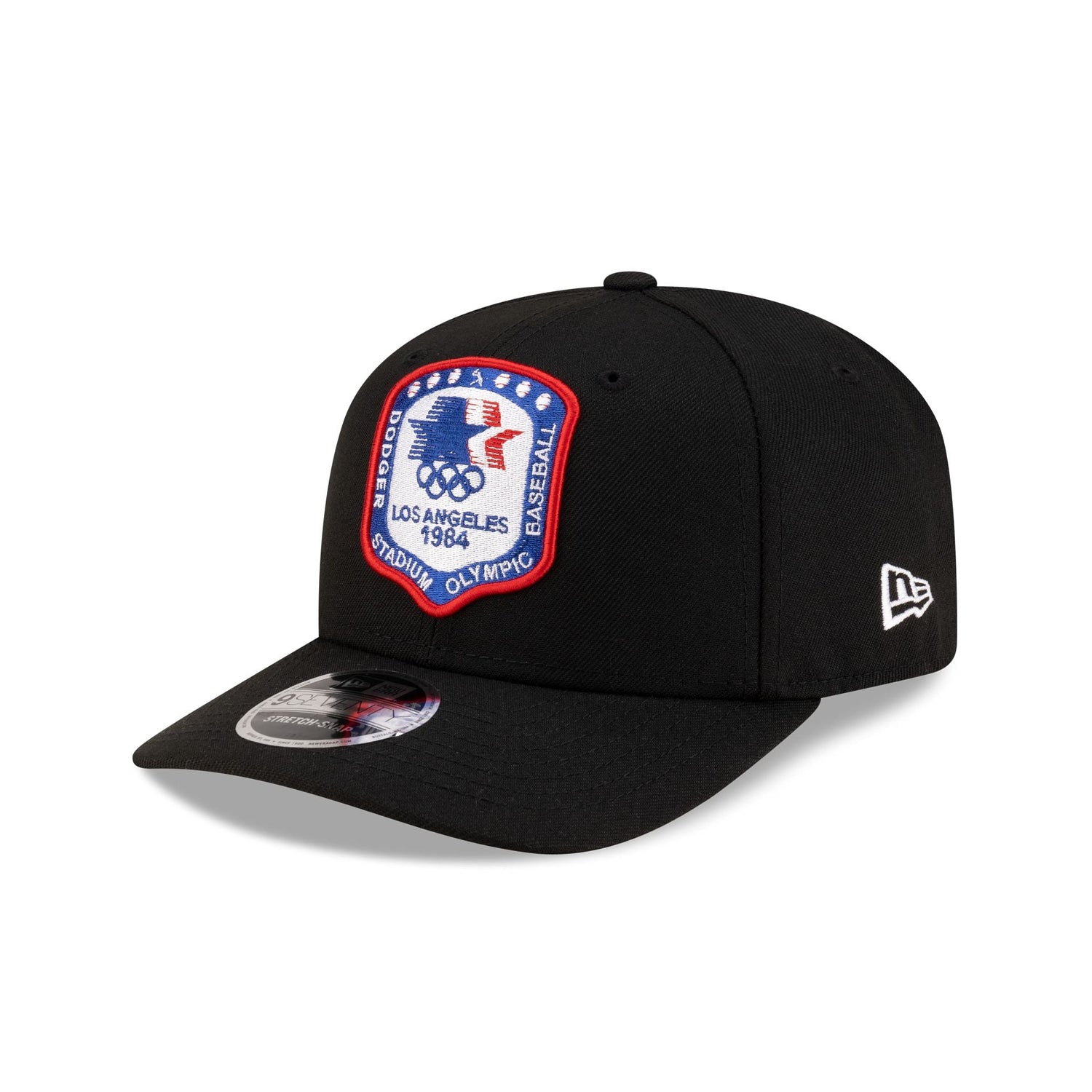 Los Angeles Dodgers 1984 Olympics Black 9SEVENTY Stretch-Snap Hat