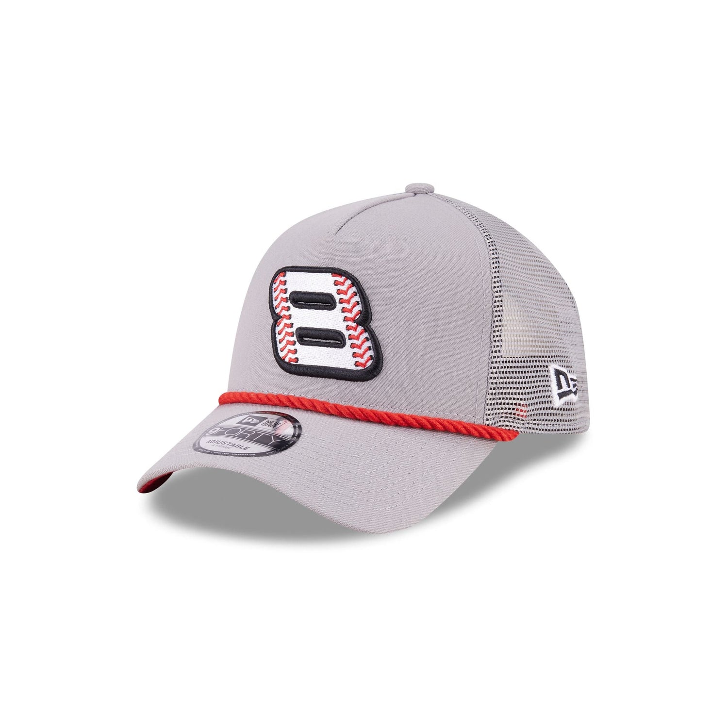 Dale Earnhardt Jr. x Budweiser Gray 9FORTY A-Frame Trucker Hat